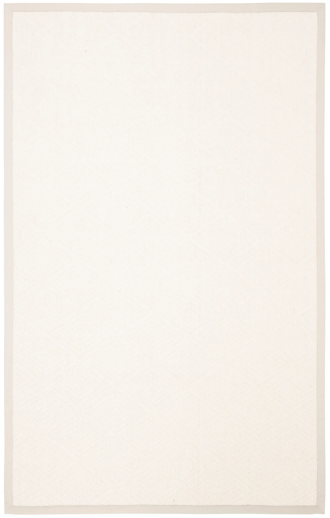 Palm Beach Bordered Diamond Rug in Ivory / Gray