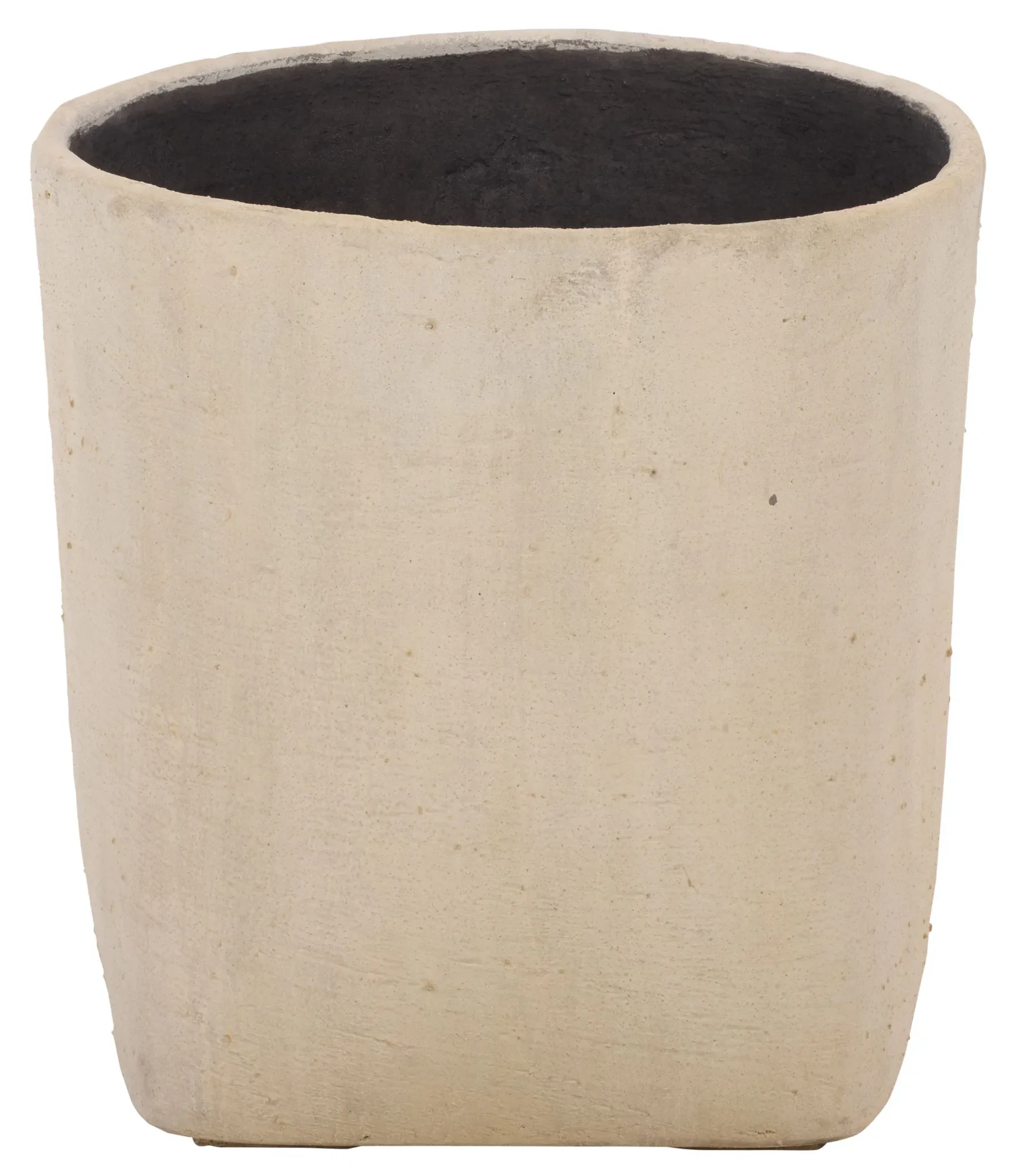 Cana Square Planter Pot in Beige
