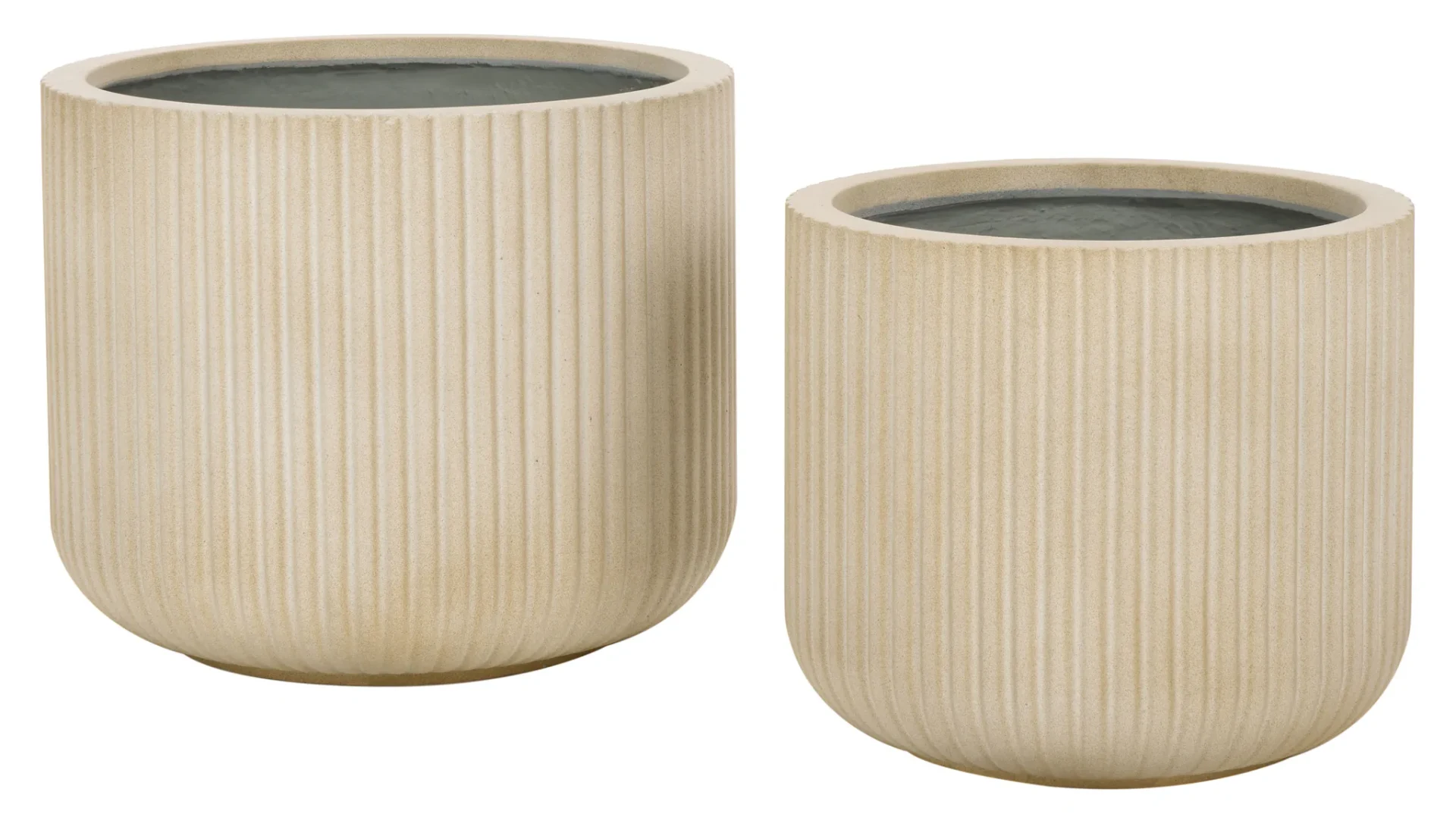 Lucca Planter Pot (Set Of 2) in Beige