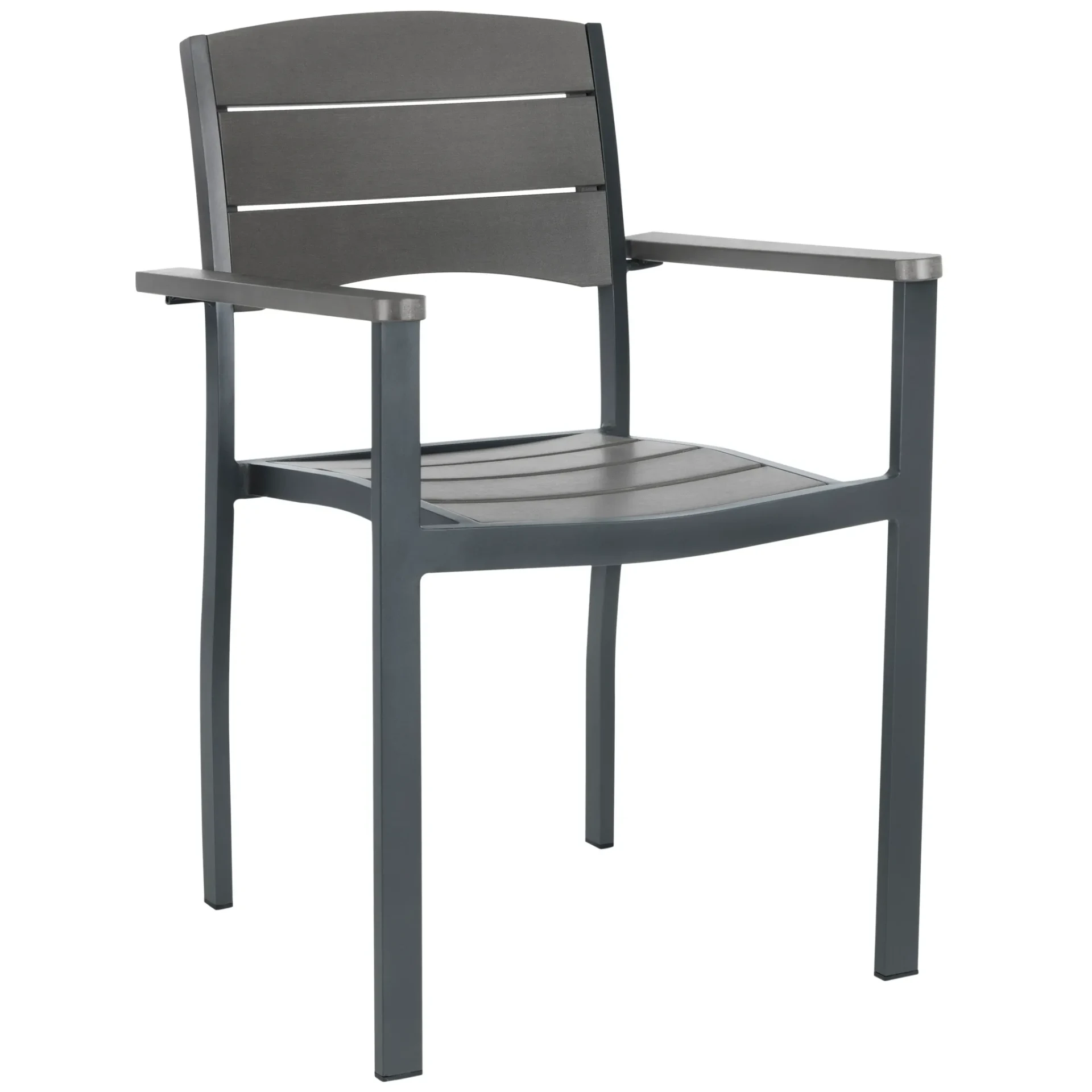 Gerhardt Stackable Chair (Set of 2) in Gray