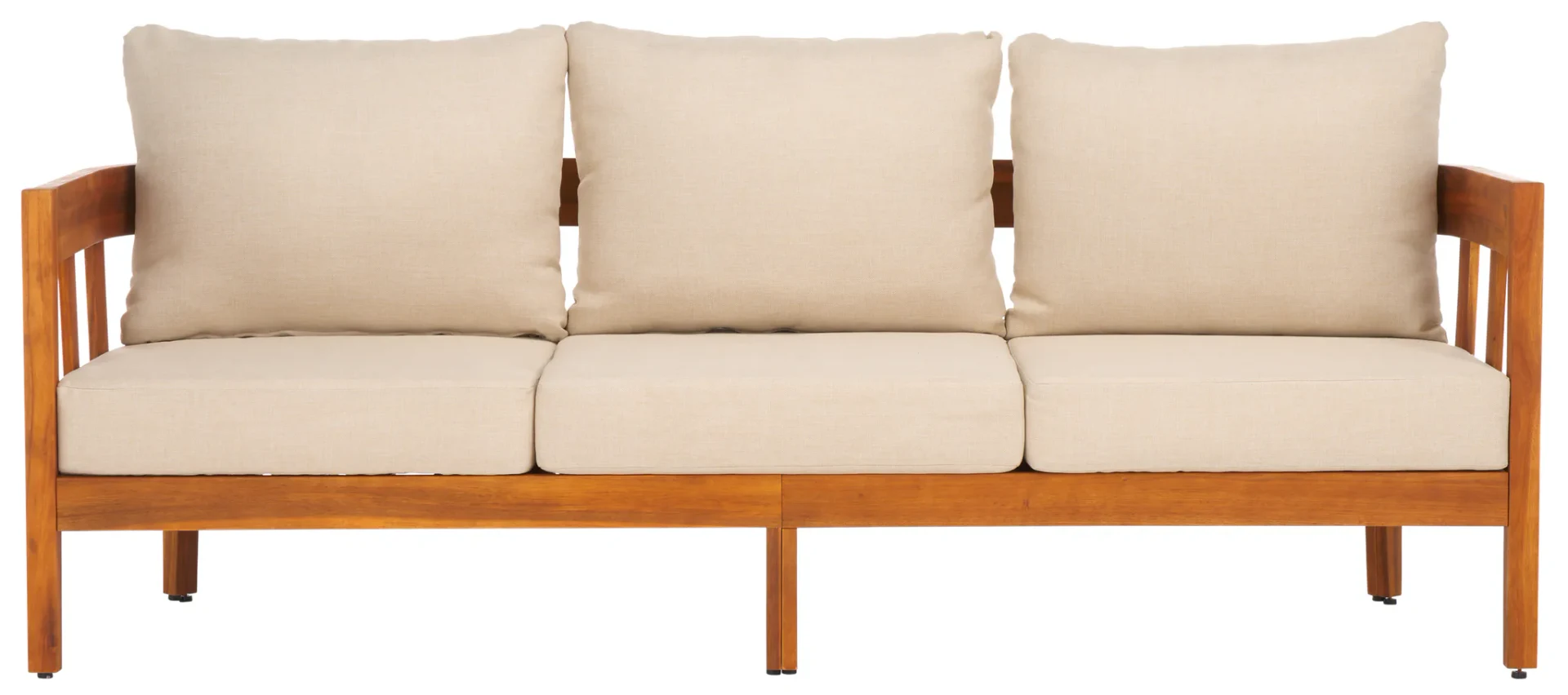 Owen Three-Seater Sofa in Natural / Taupe
