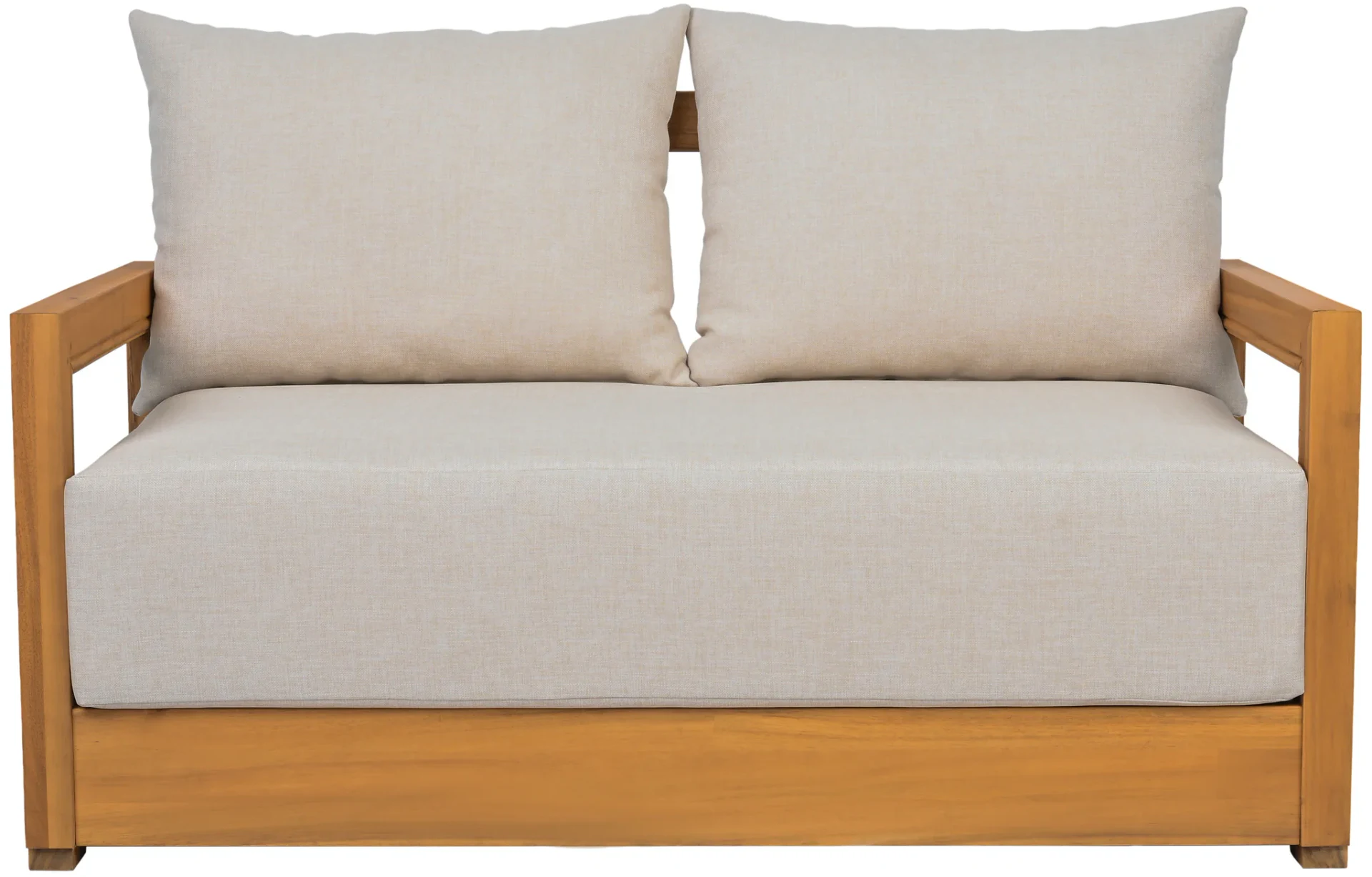 Jackson Two-Seat Sofa in Natural / Taupe