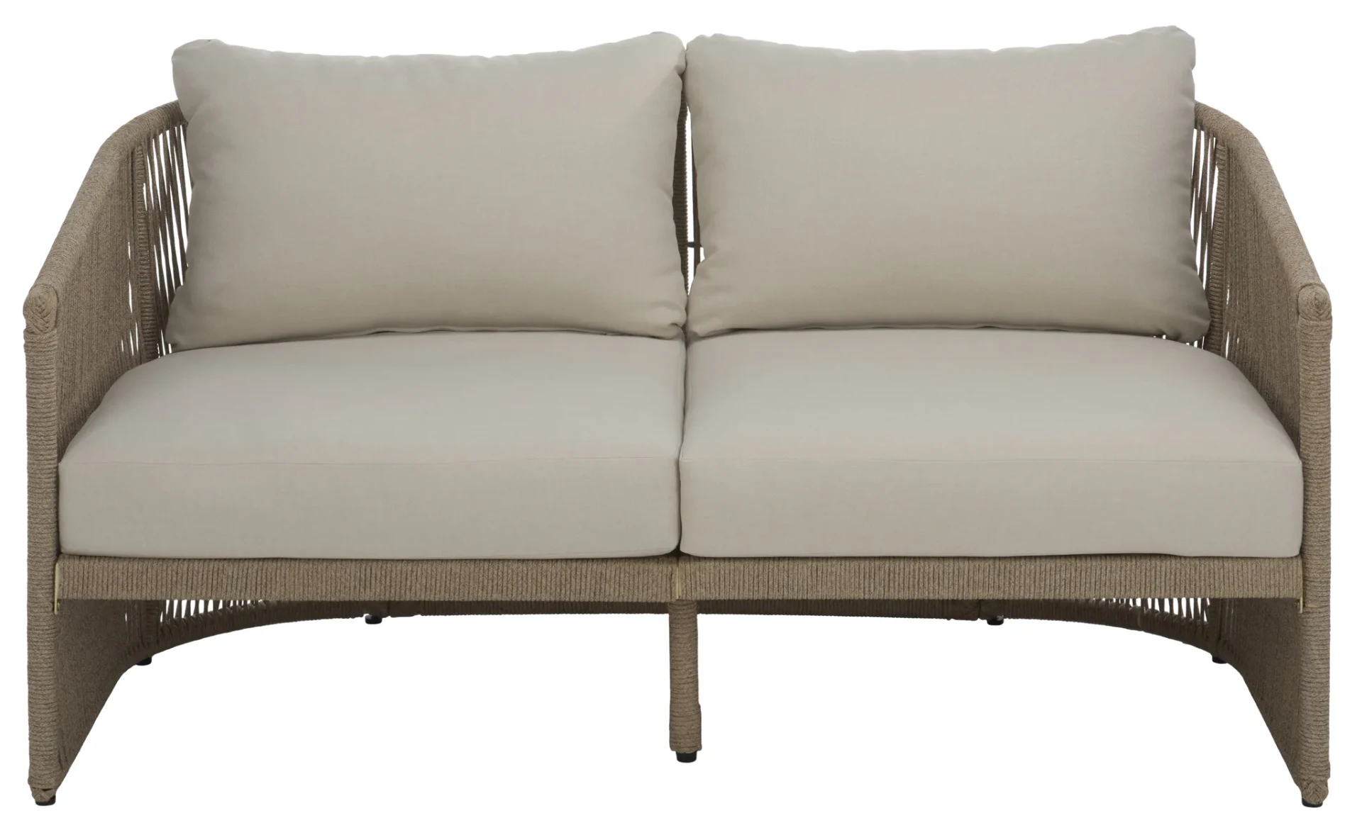 Gillian Loveseat in Heather Tan / Ivory