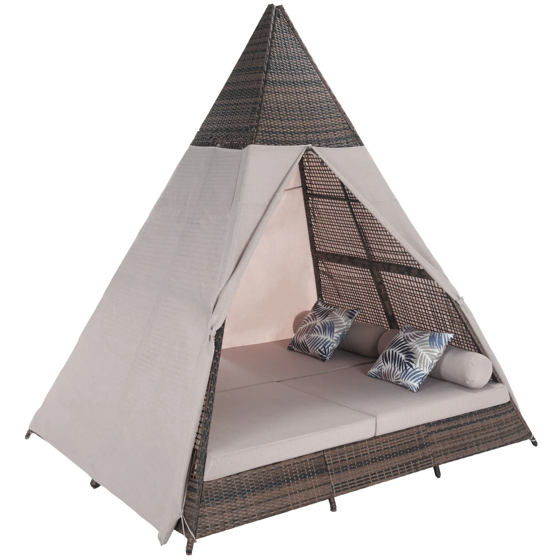 Bongo Daybed in Gray Brown / Light Gray