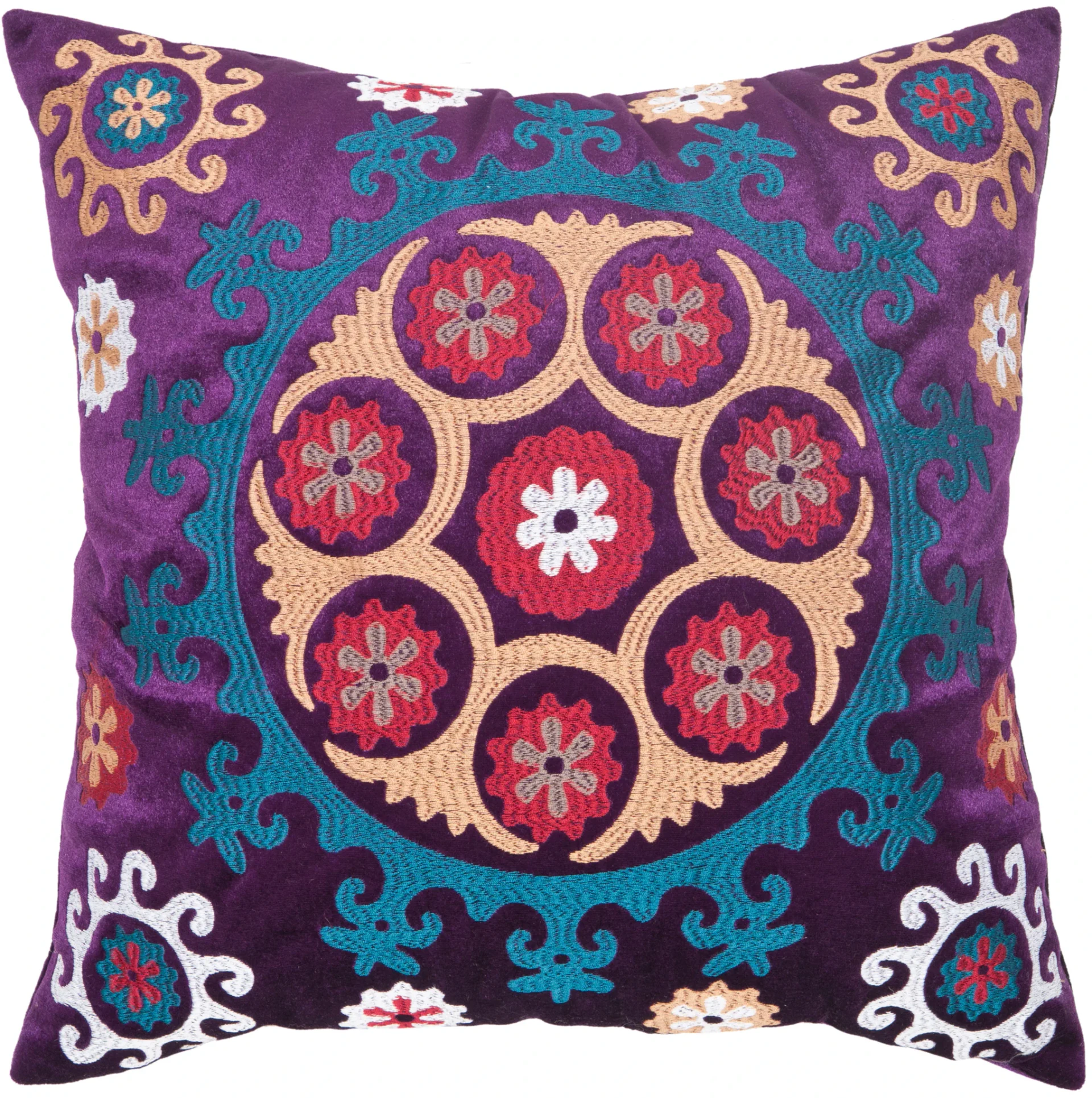 Vanessa Pillow (Set of 2) in Gold / Purple