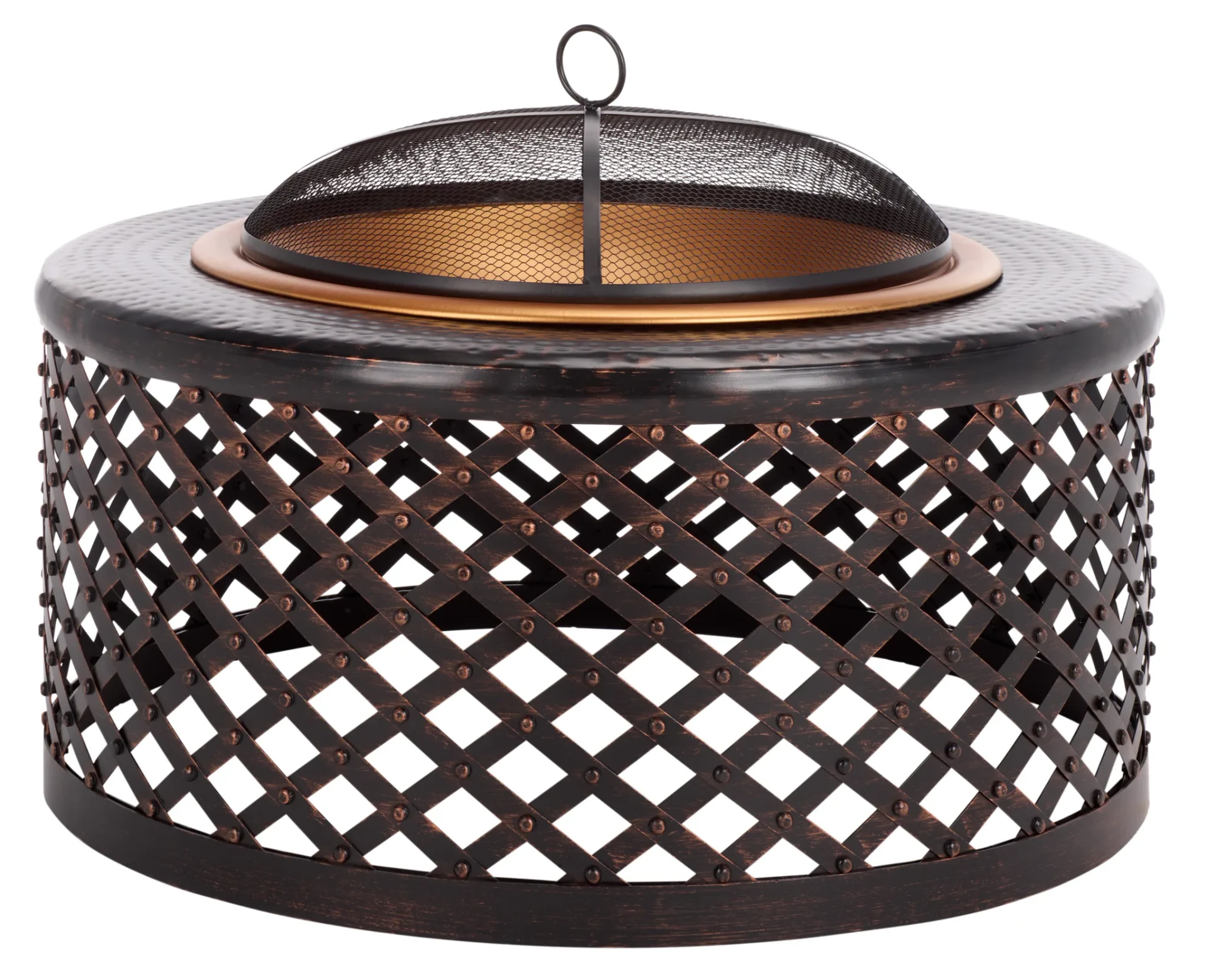 Jamaica Fire Pit in Copper / Black