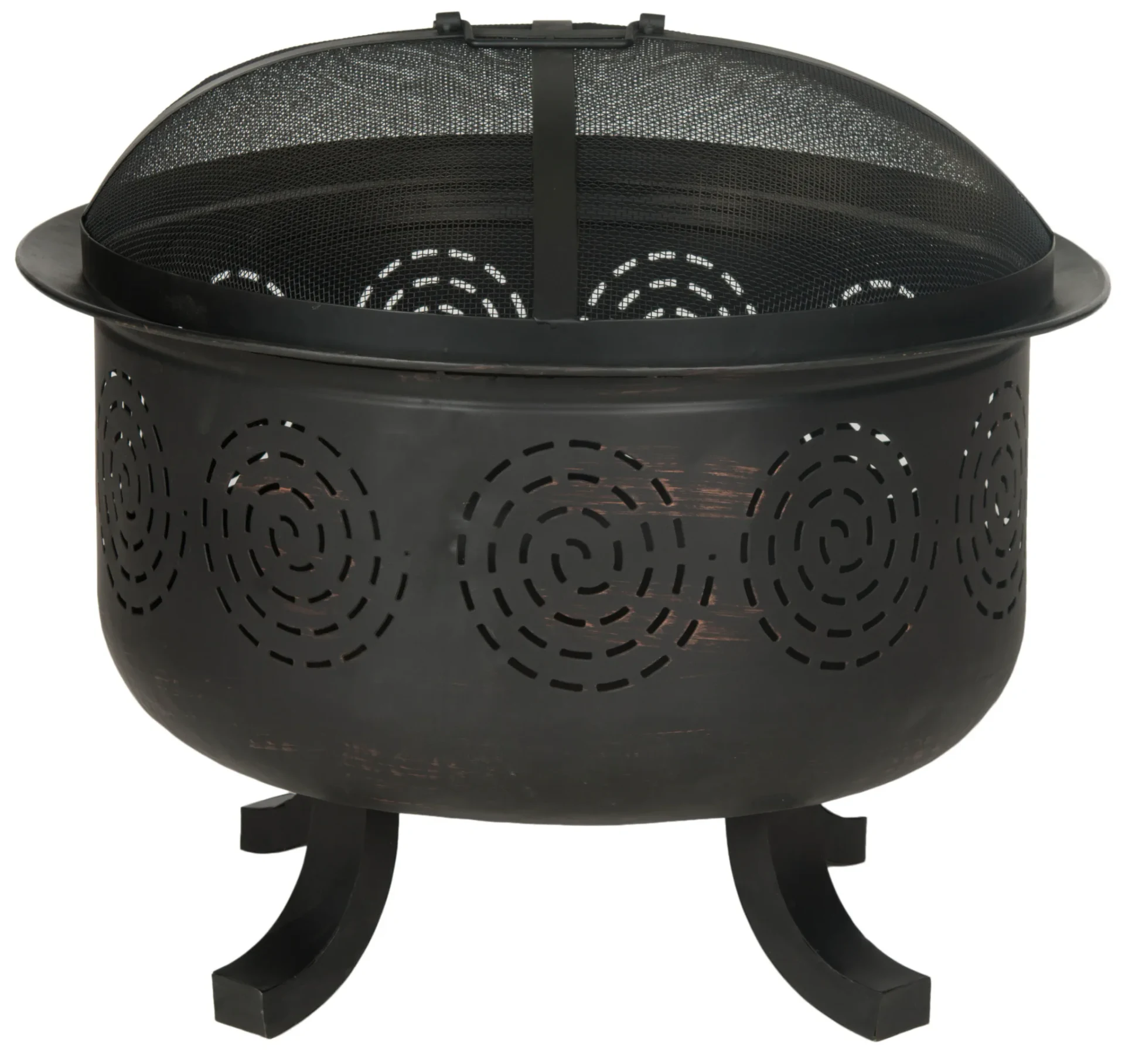 Negril Fire Pit in Copper / Black