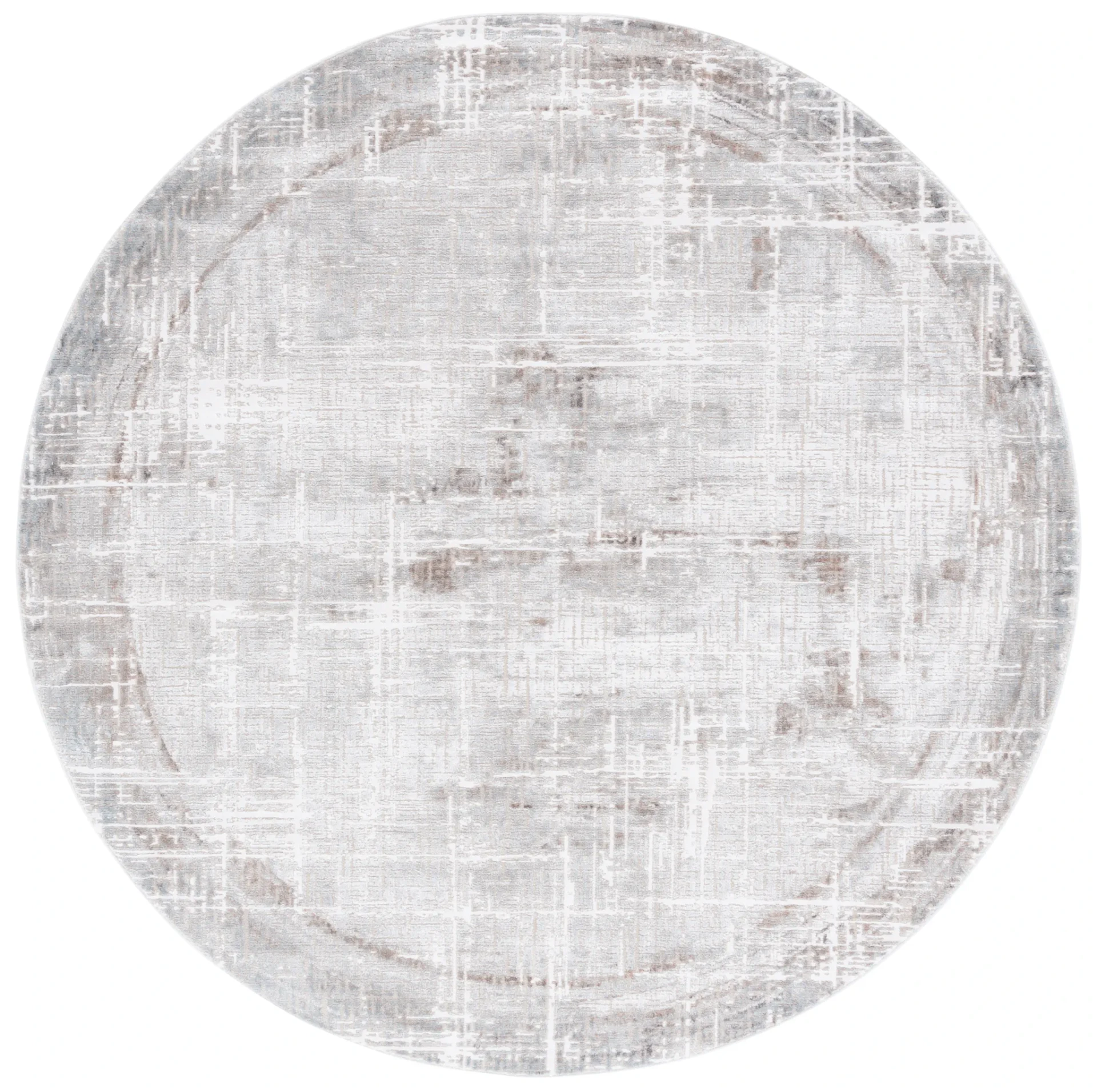 Platinum Crosshatch Rug in Gray / Dark Gray