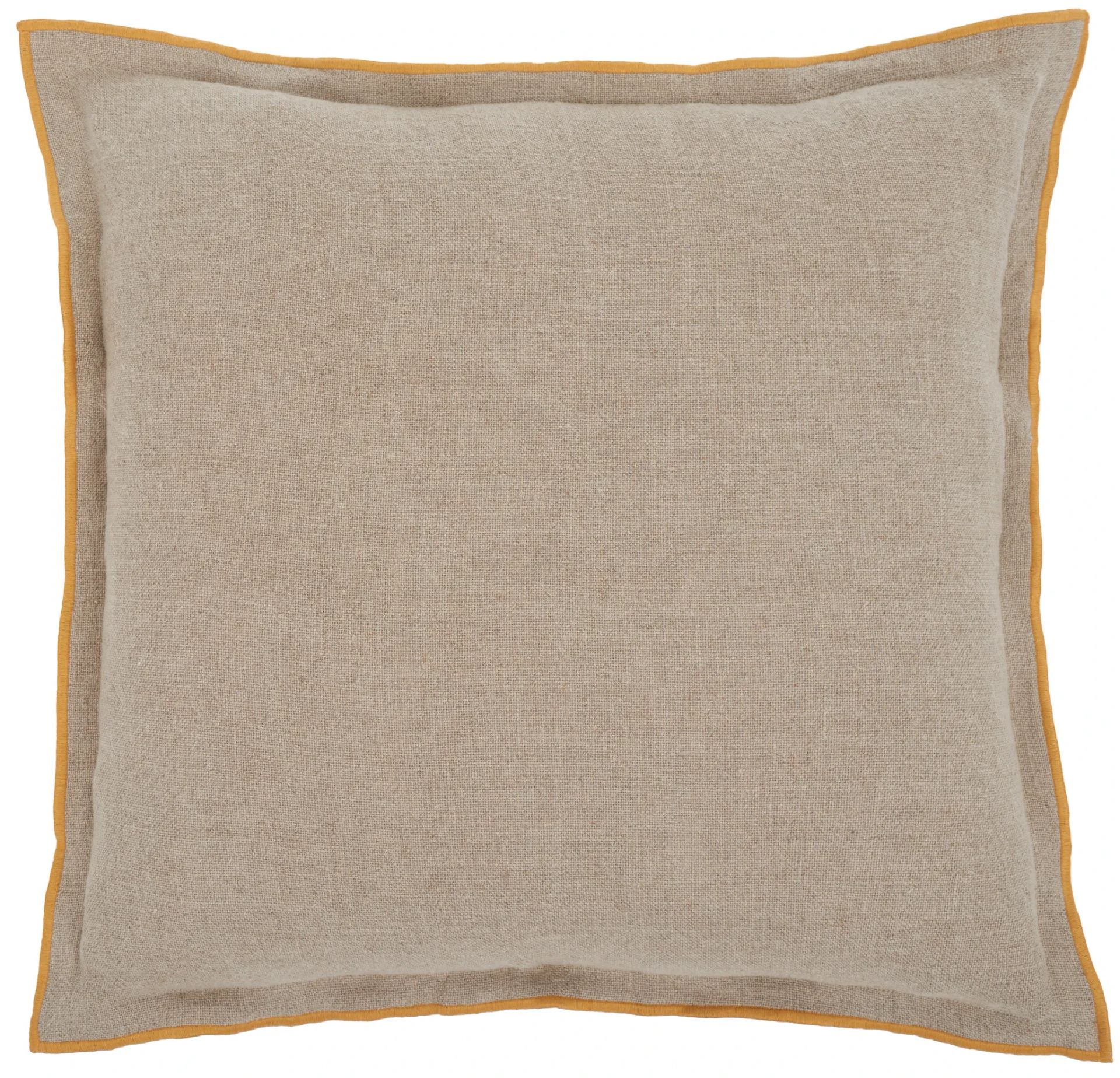 Amal 20X20 Pillow in Natural / Mustard