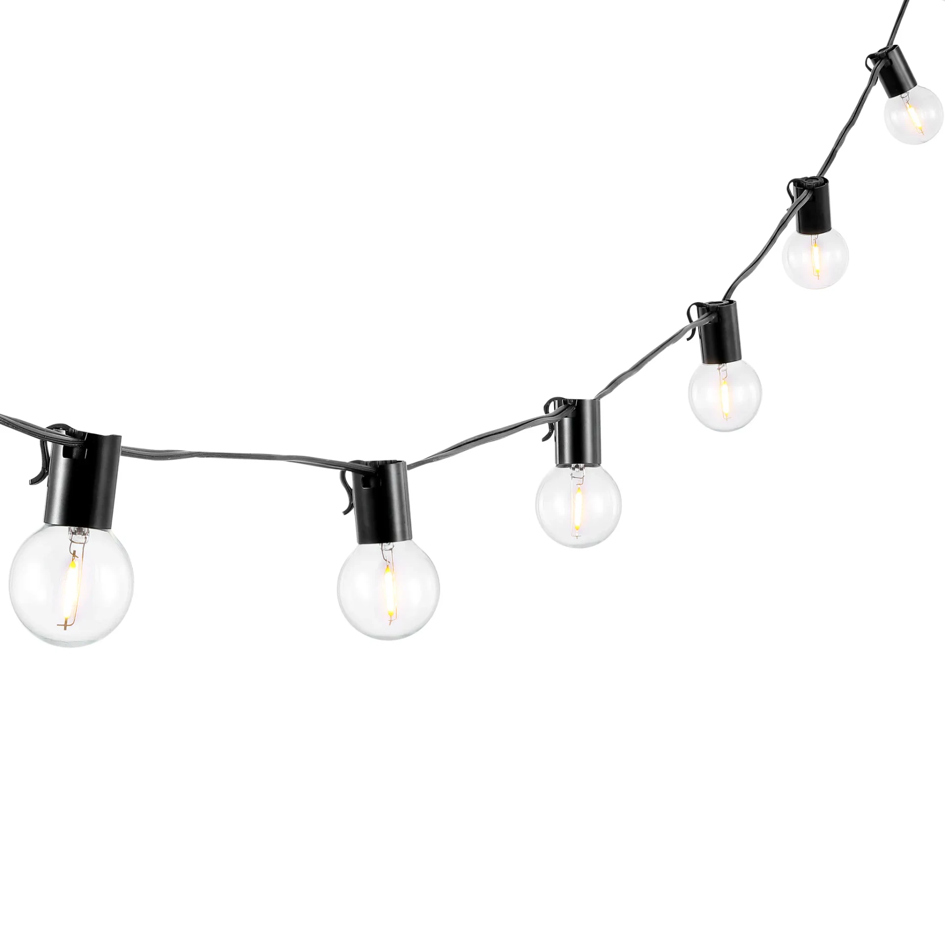 Huron Led Outdoor String Light in Black