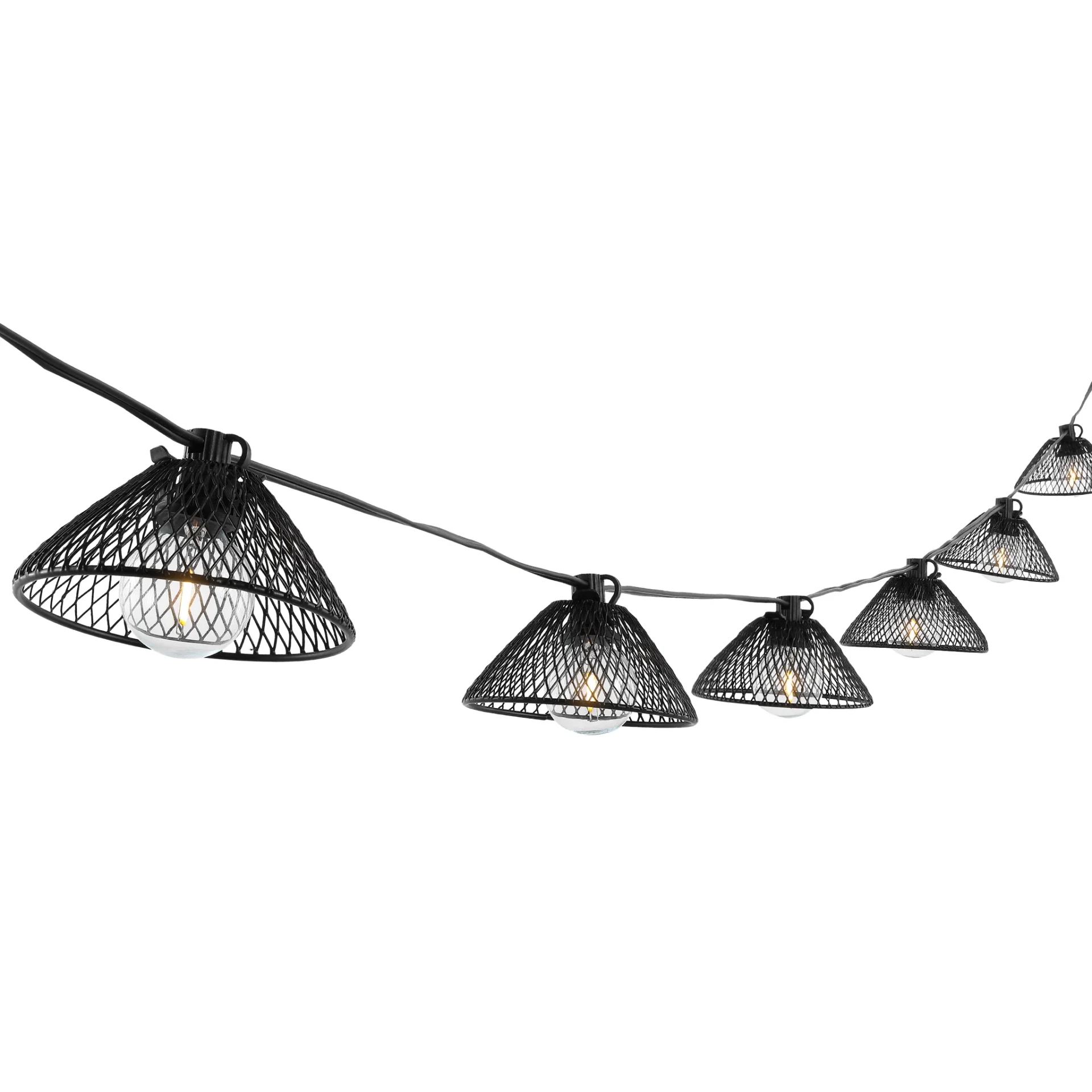 Junia Led Outdoor String Light in Black