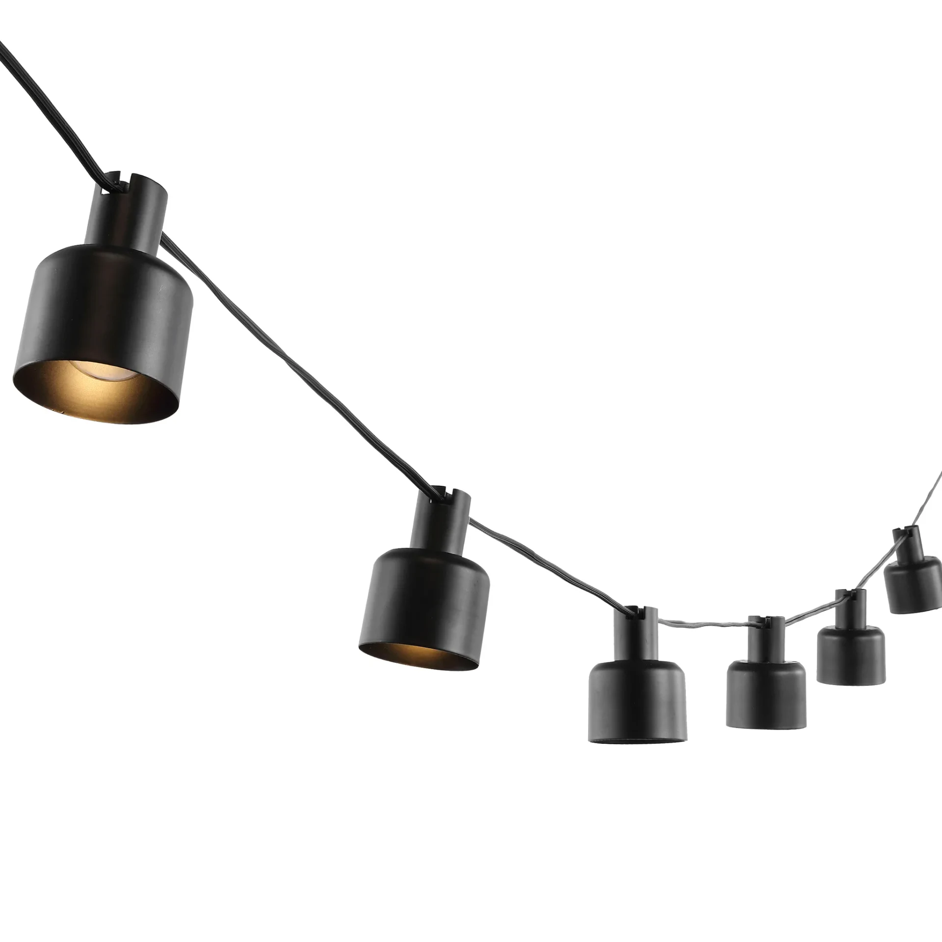 Adaner Led Outdoor String Lights in Black