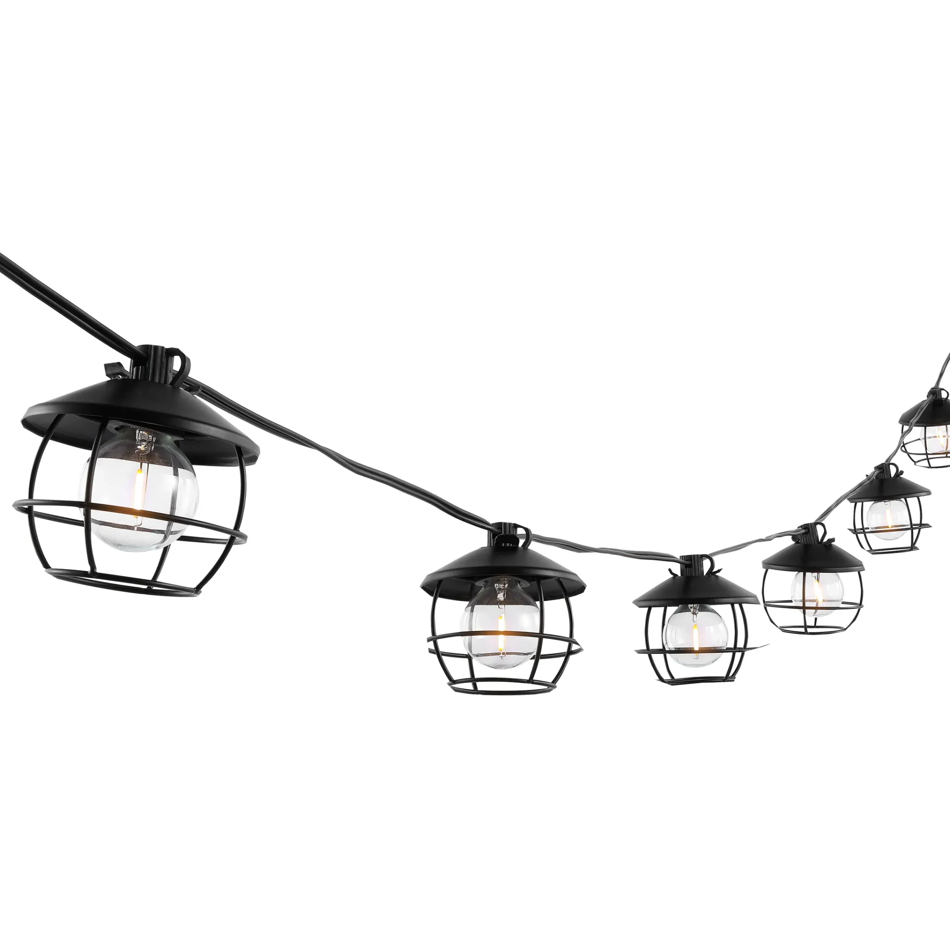 Agitha Led Outdoor String Light in Black