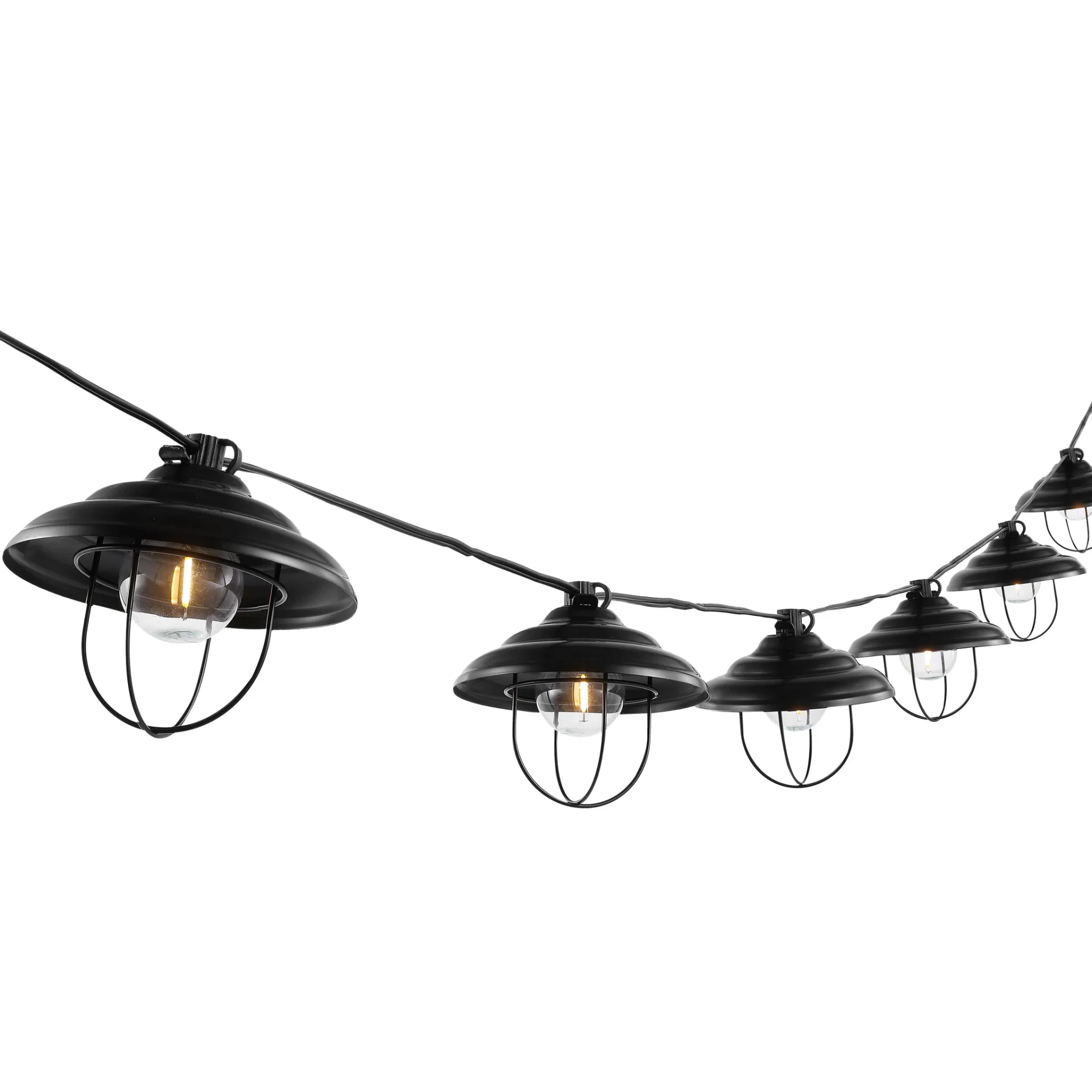Aislin Led Outdoor String Lights in Black