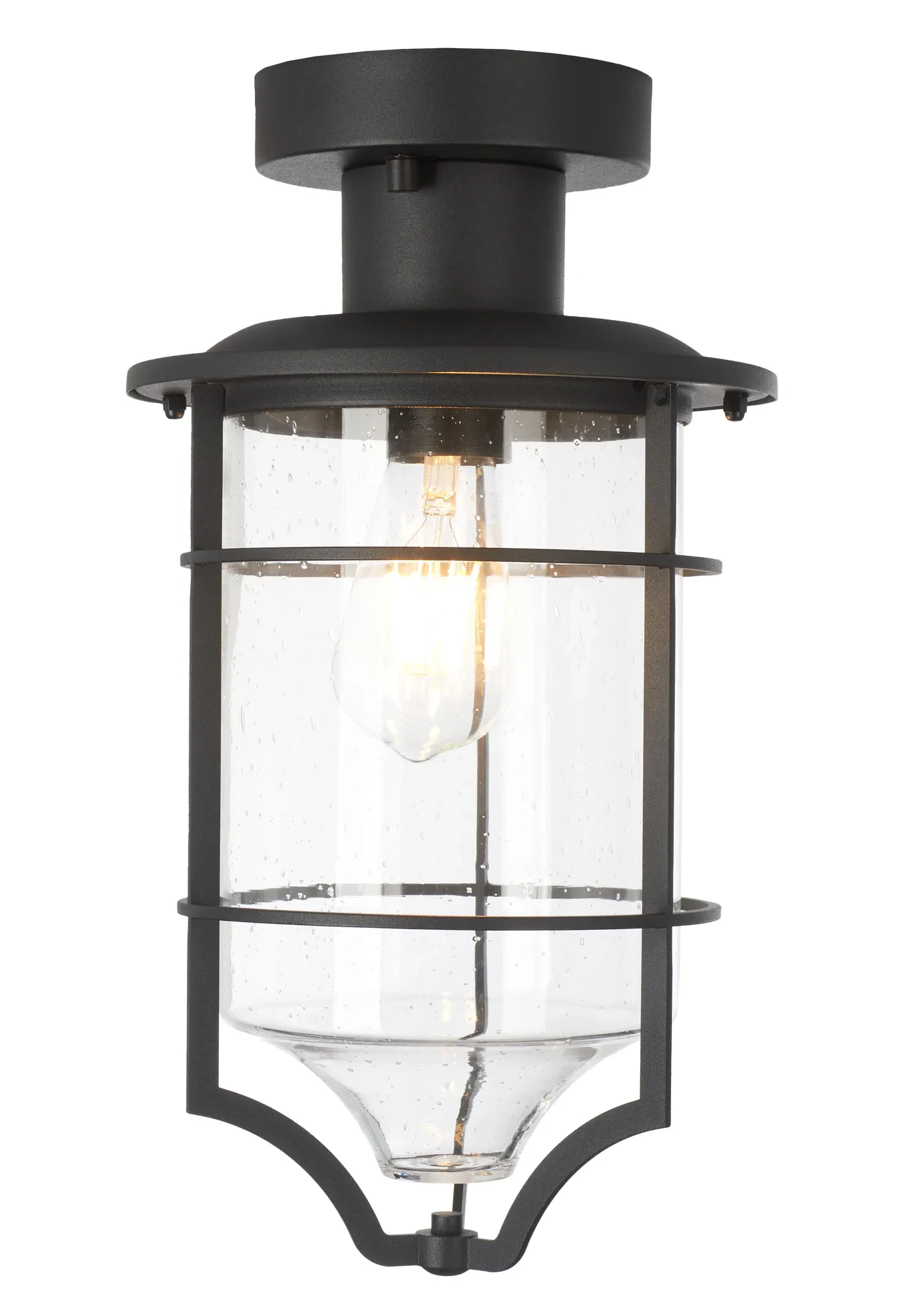 Rueda Outdoor Flush Mount in Bronze