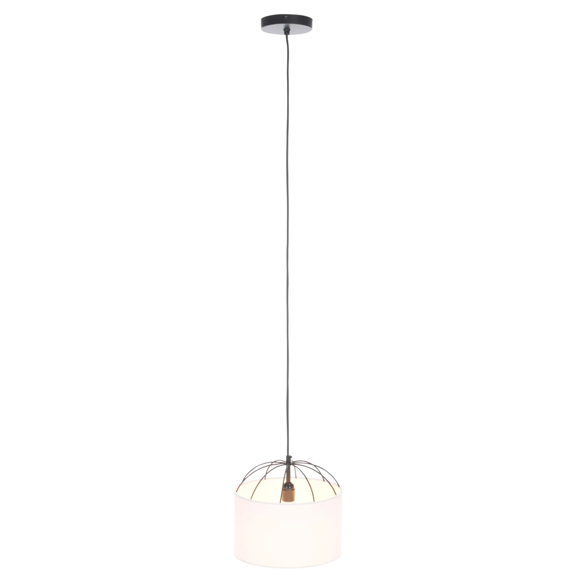 Noomi Pendant in White / Black
