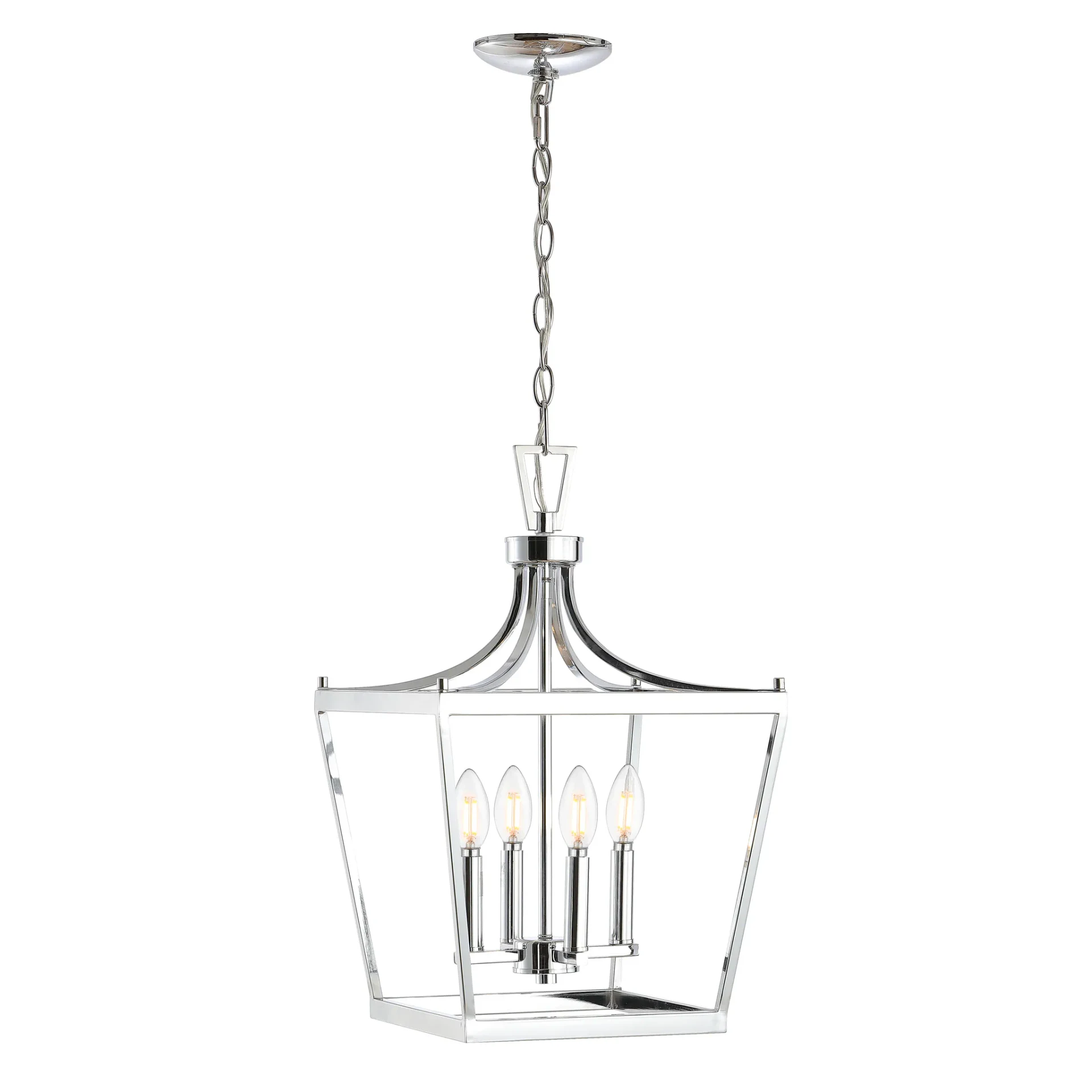 Nichi Four-Light Pendant in Chrome