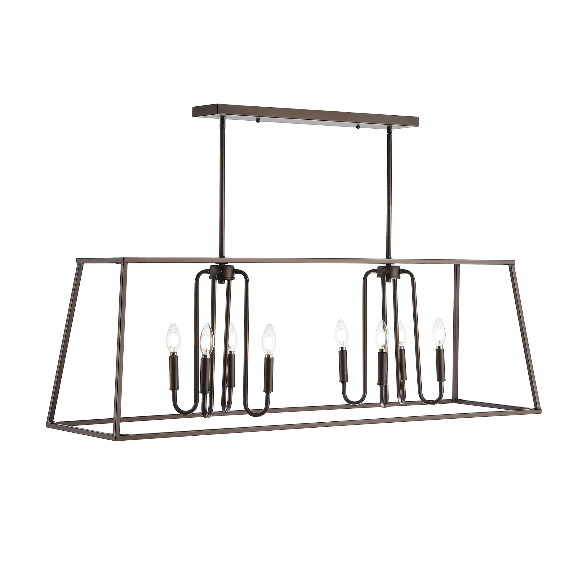 Onia Eight-Light Pendant in Oil Rubbed Bronze (Black)