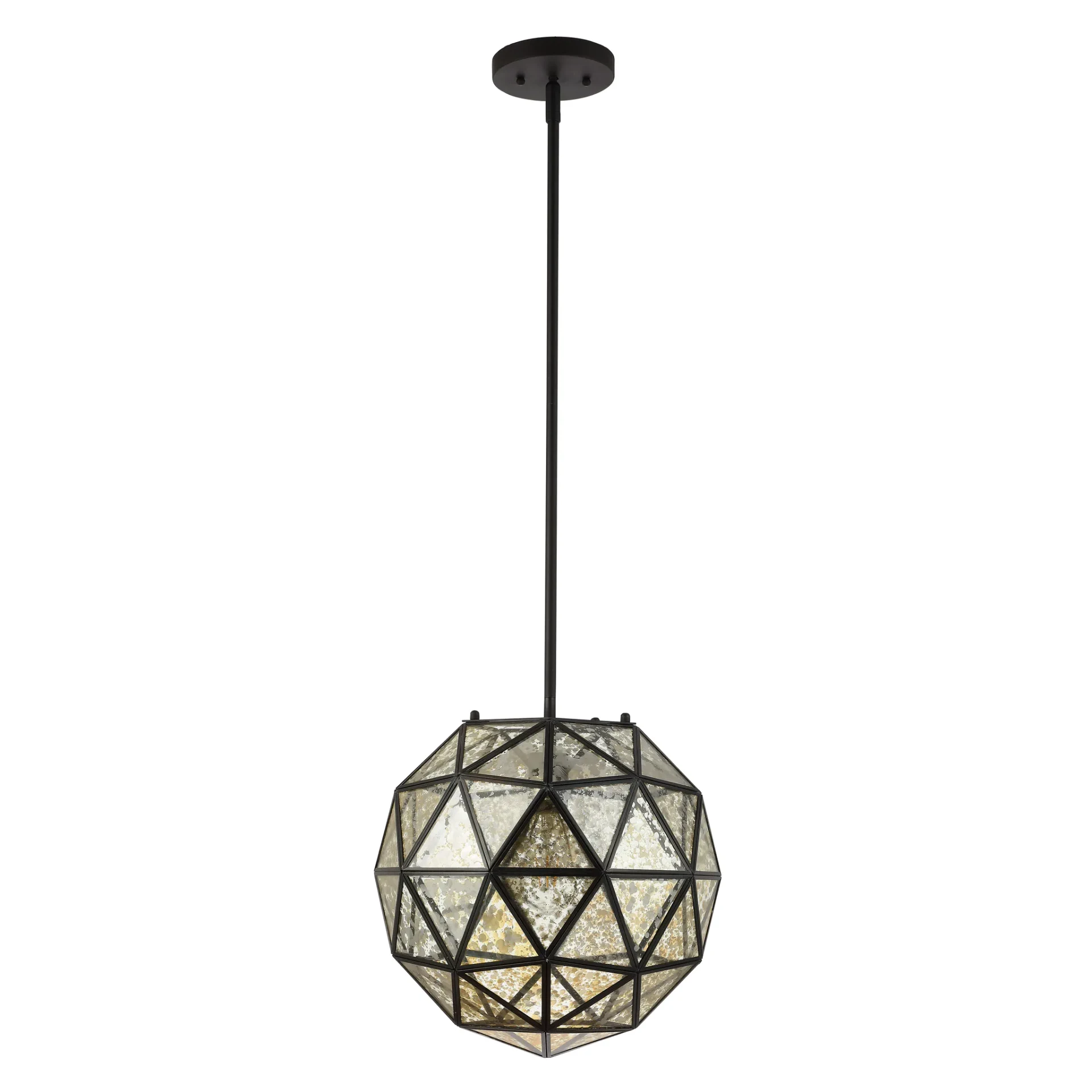 Henlin Pendant in Black / Clear