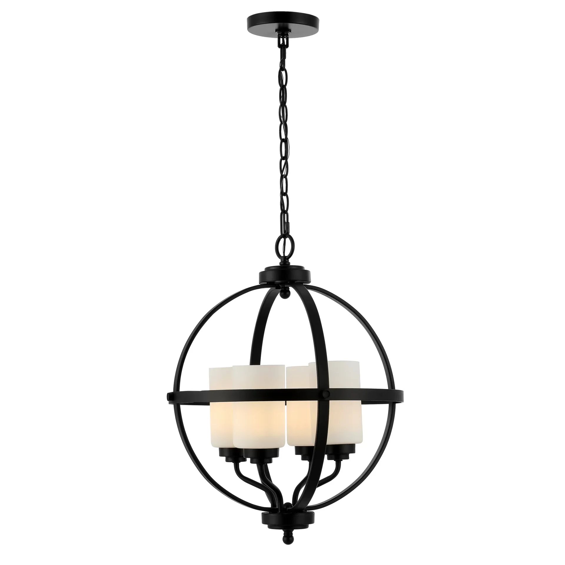 Forler Four-Light Pendant in Black