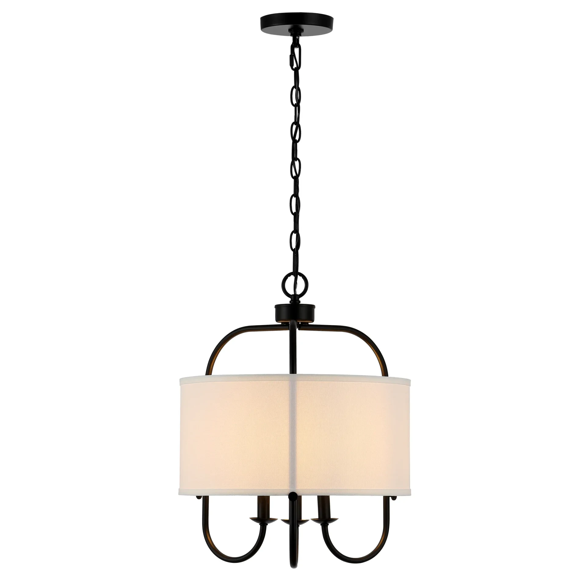 Jemmi Three-Light Pendant in Black