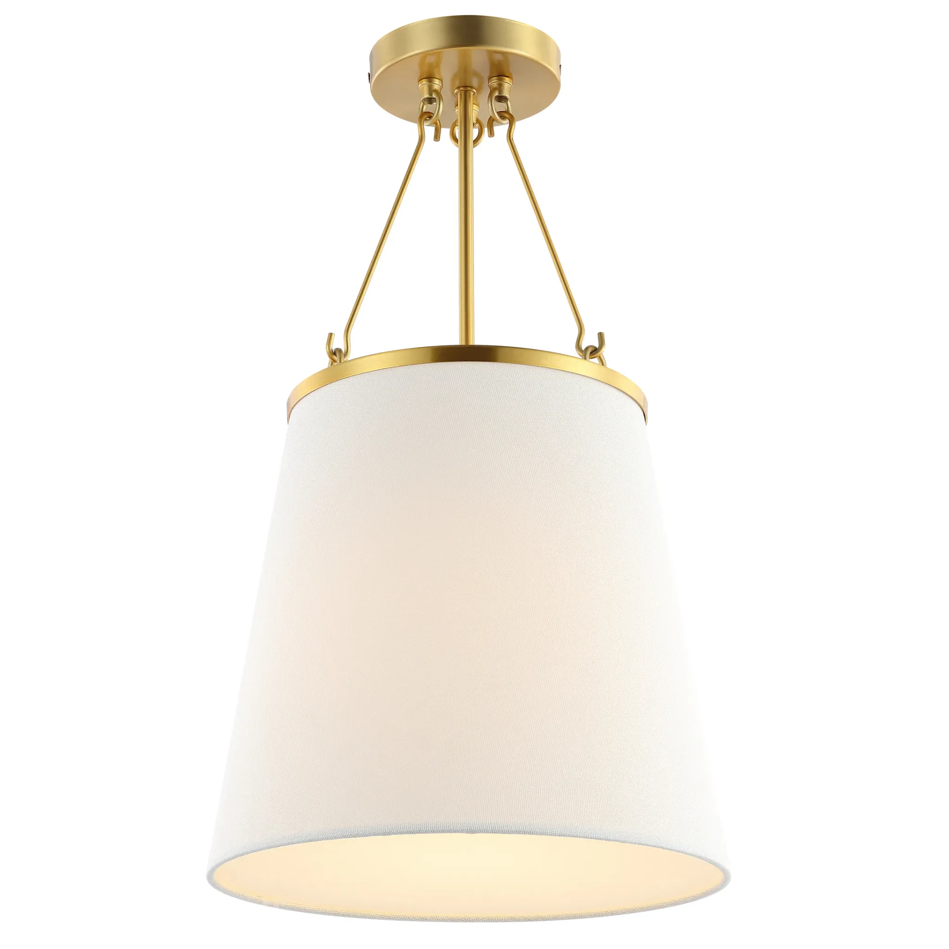 Valor Pendant in Gold / White