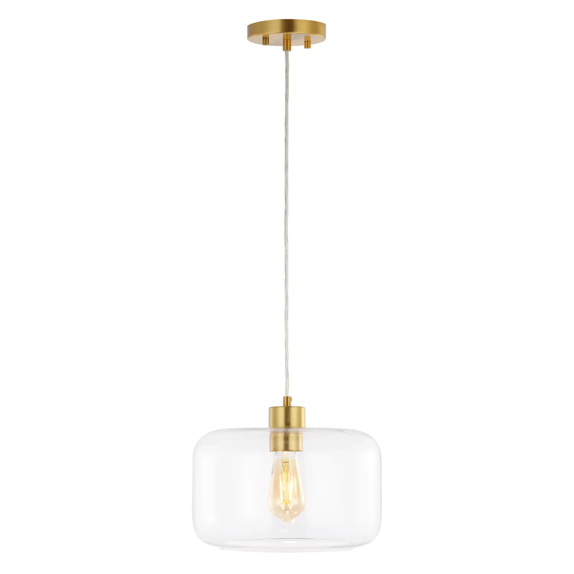 Warden Pendant in Gold / Clear