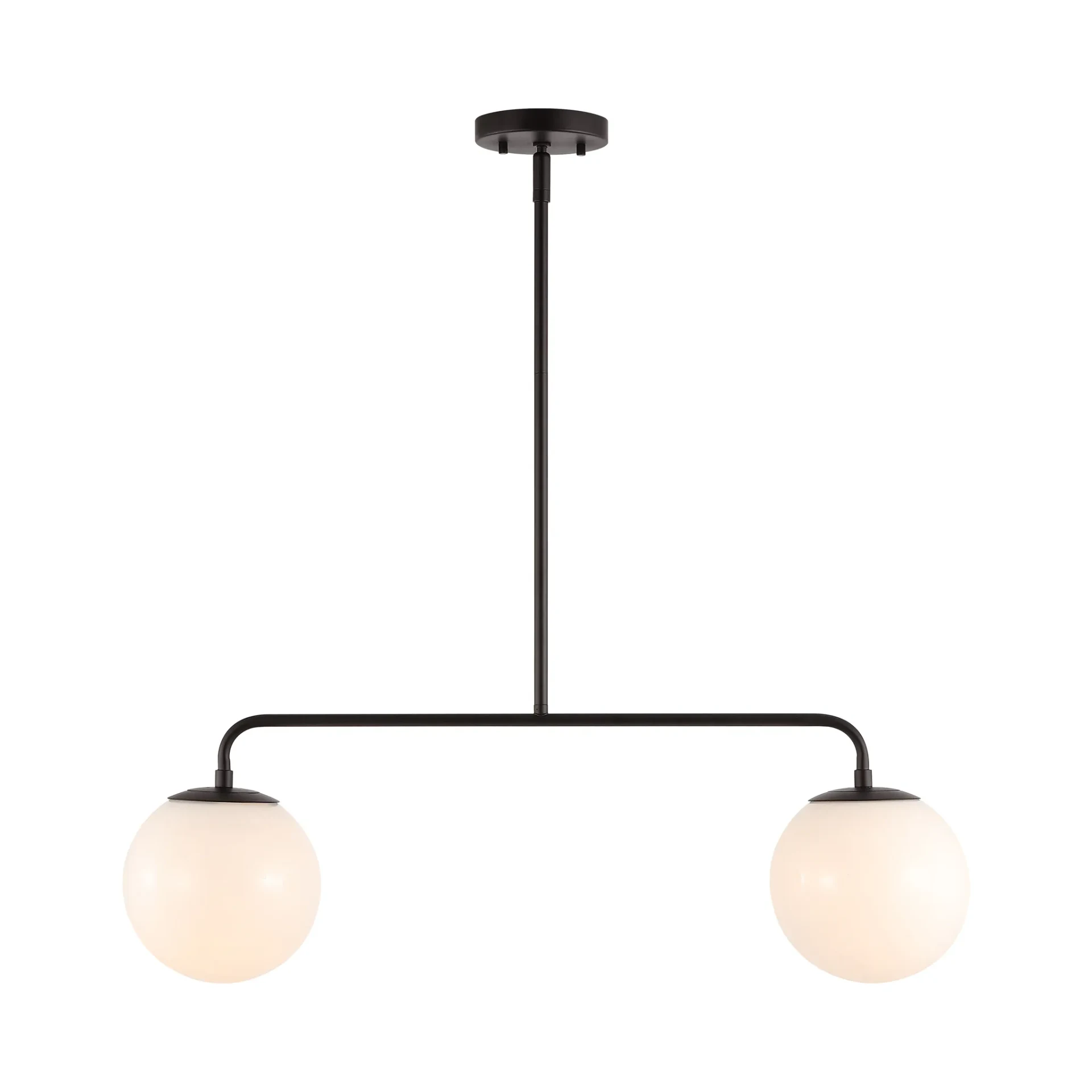 Conyer Two-Light Pendant in Black
