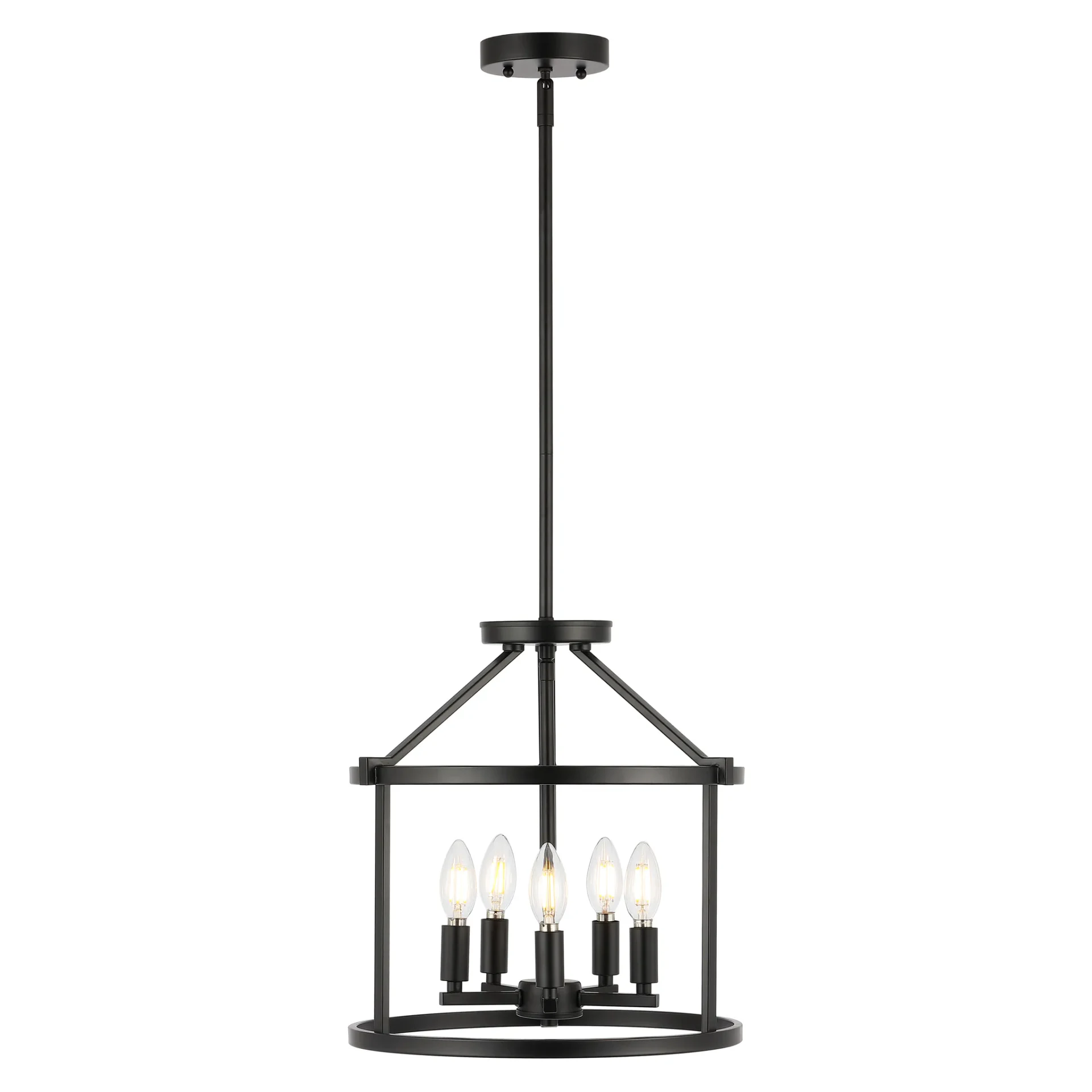 Navassa Five-Light Pendant in Black