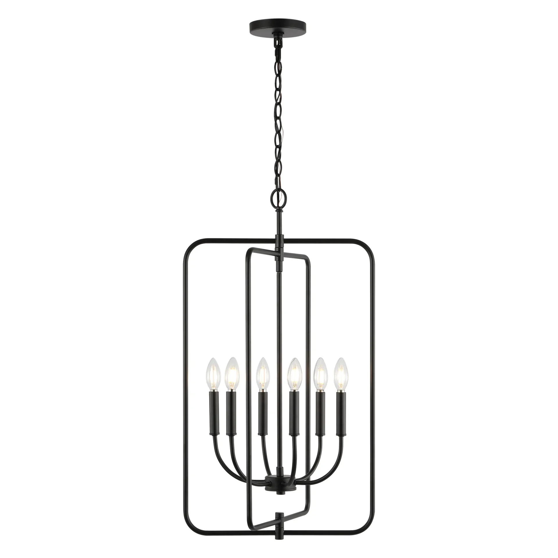 Alto Six-Light Pendant in Black