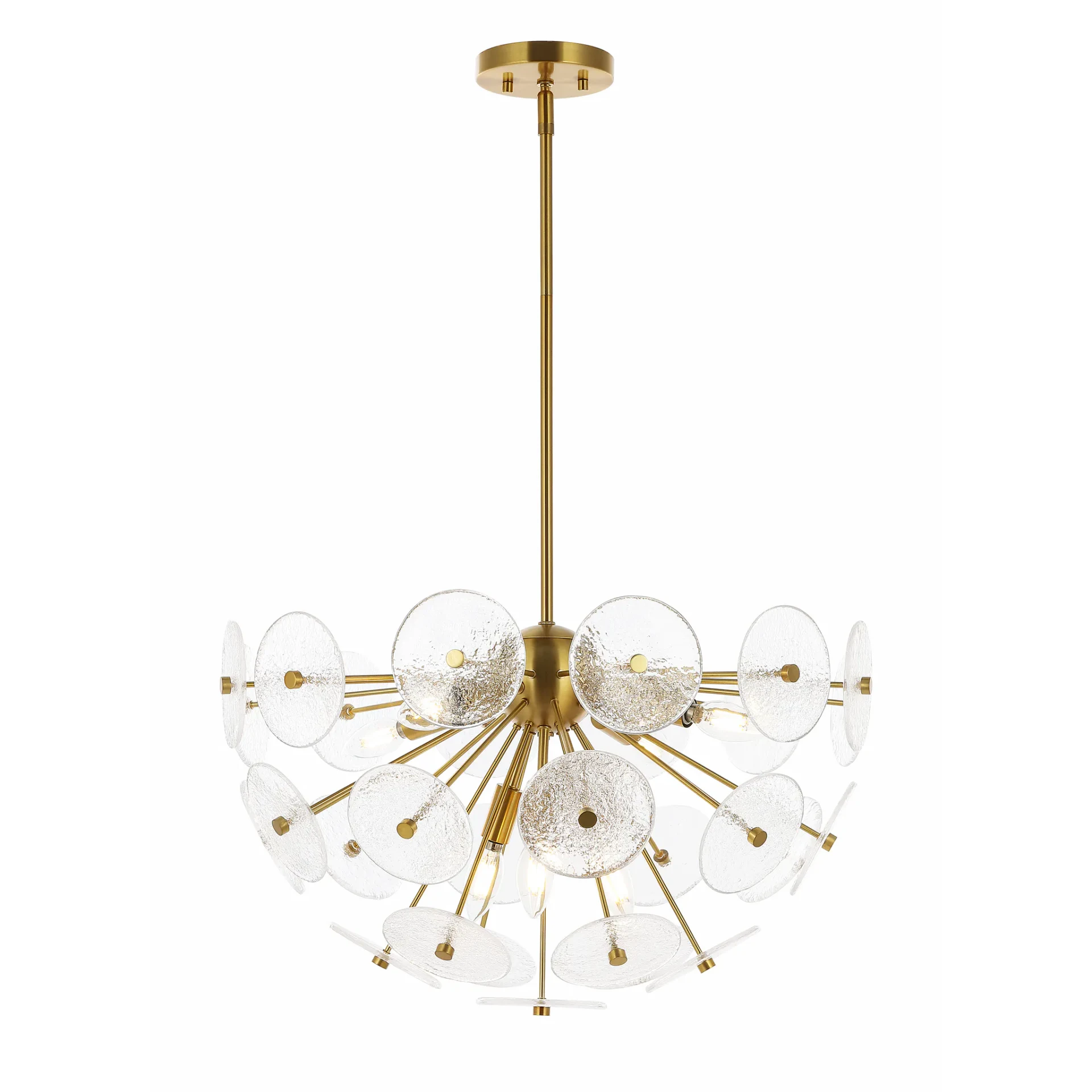 Miri Six-Light Pendant in Brass