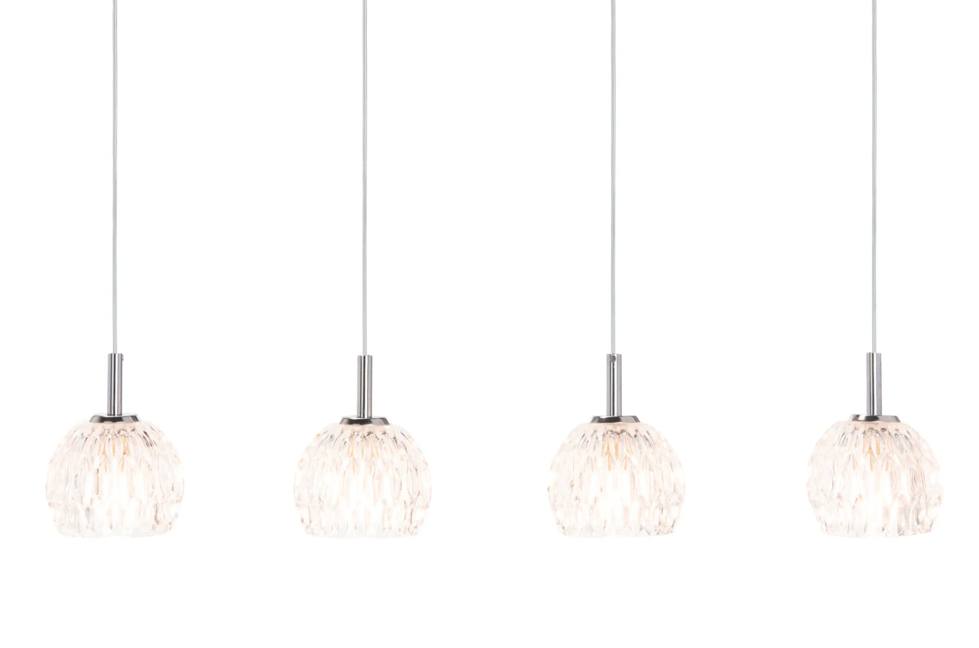 Lanson Four-Light Pendant in Antique White