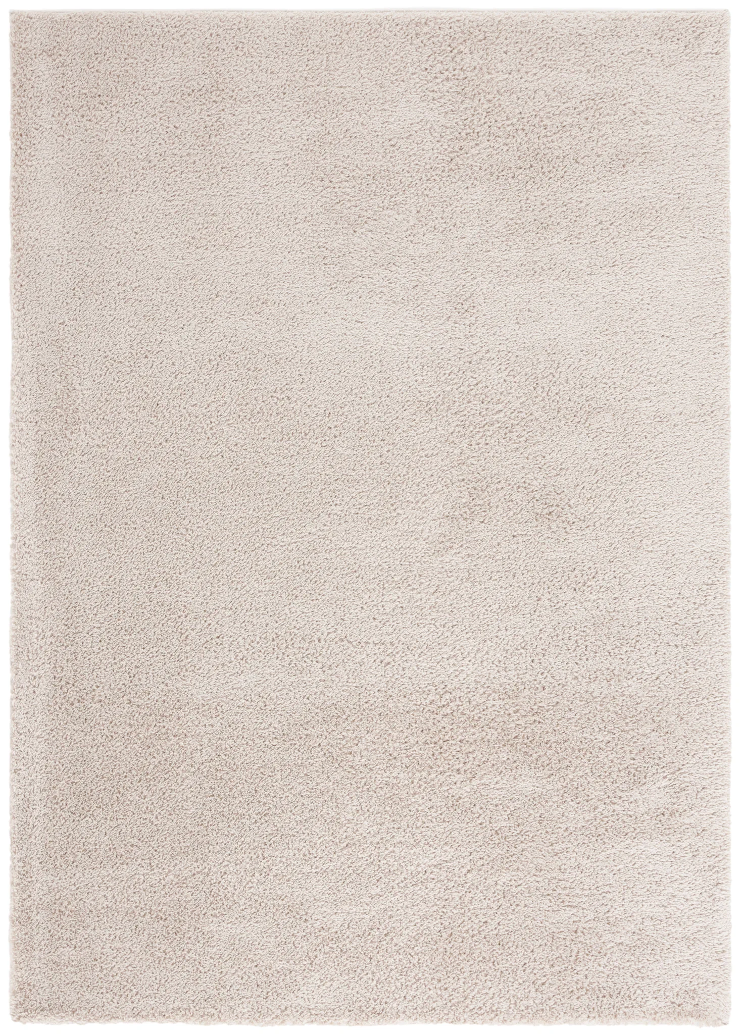 Penelope Solid Shag Rug in Beige