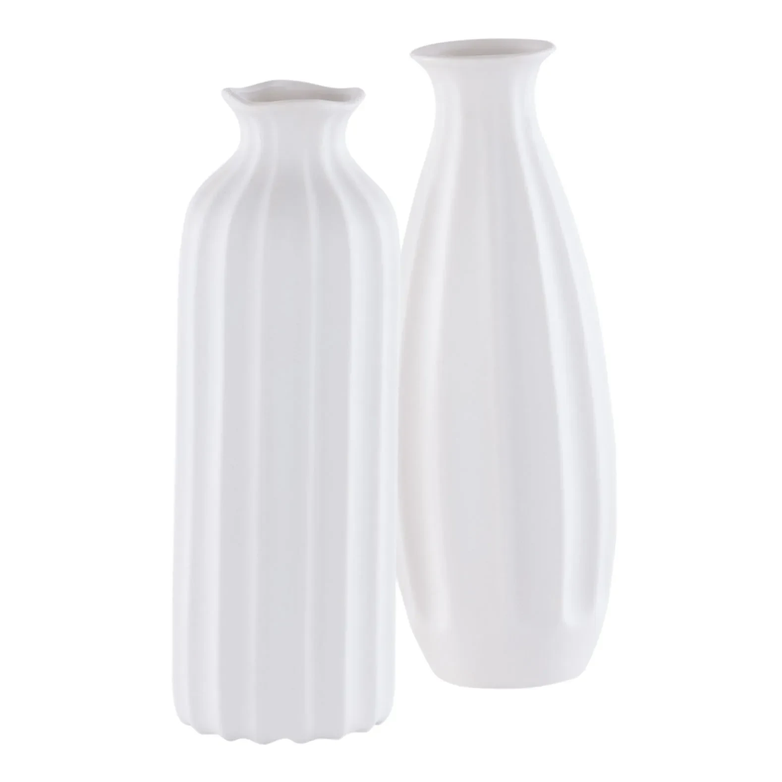 Ilsa Ceramic Vase (Set Of 2) in White
