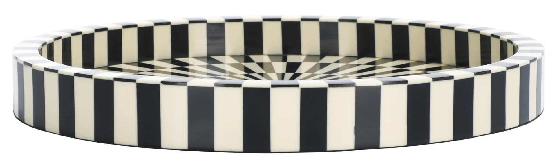 Charli Tray in Black / Ivory