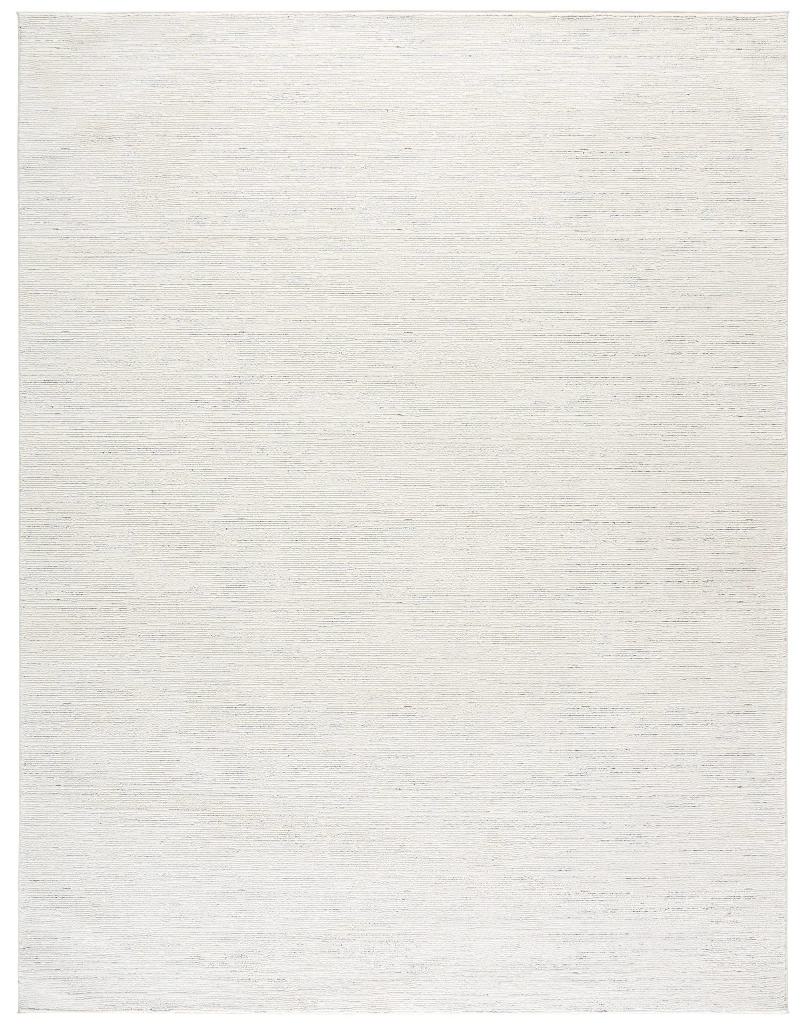 Revive Ribbed Solid Rug in Ivory