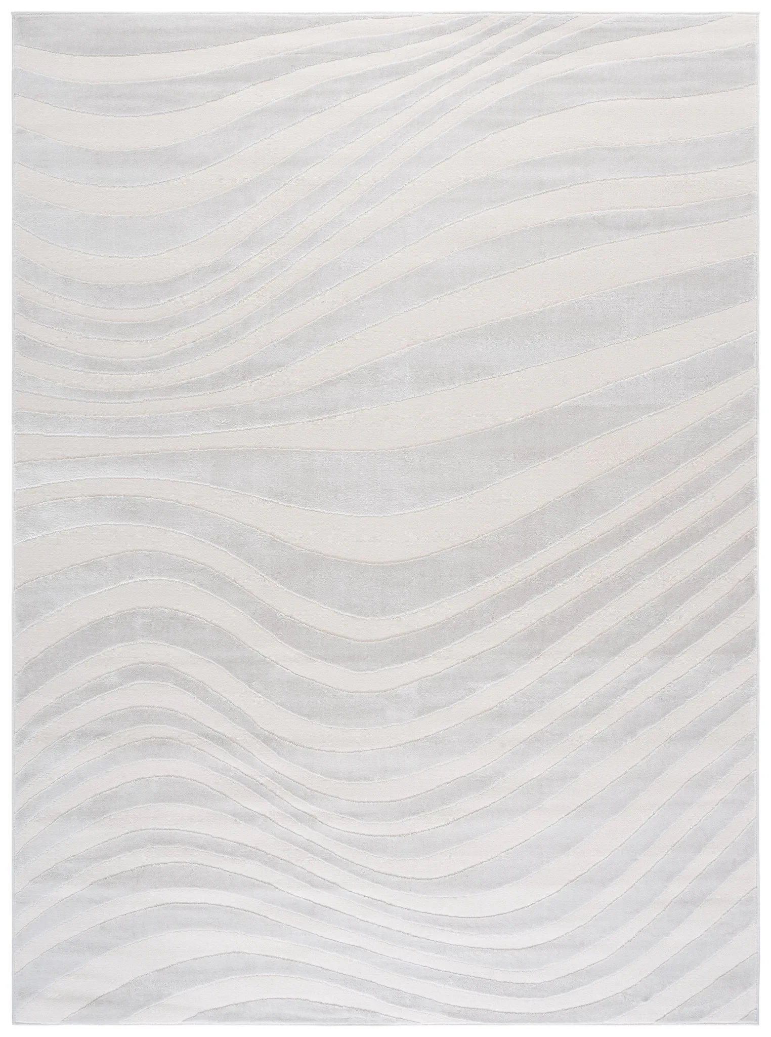 Saylor Wave Rug in Ivory