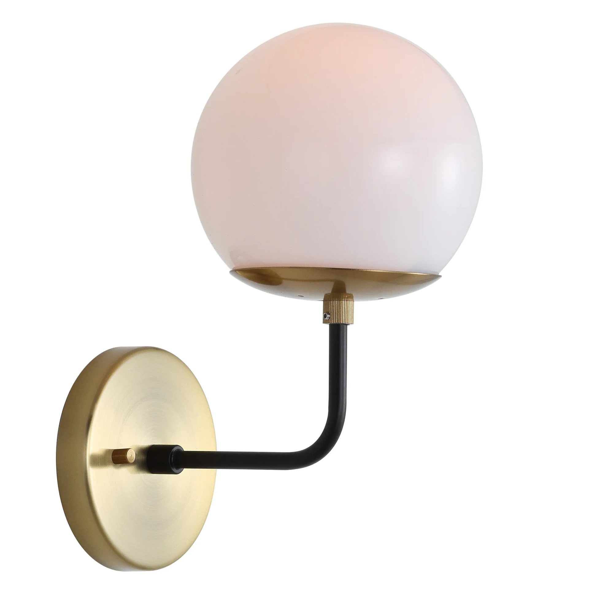 Cayden Wall Sconce in Brown / White