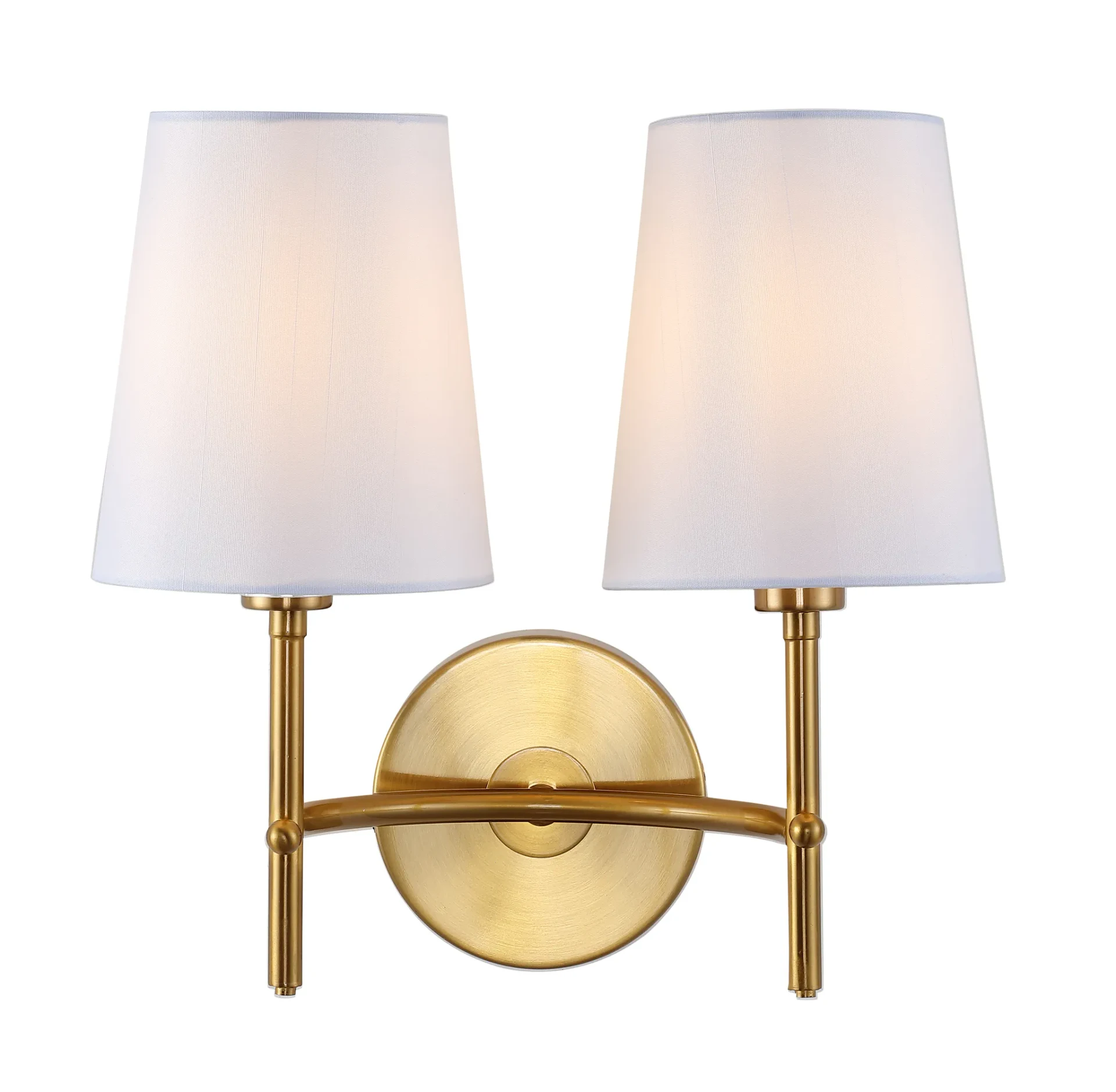Barrett Two-Light Wall Sconce in Brass