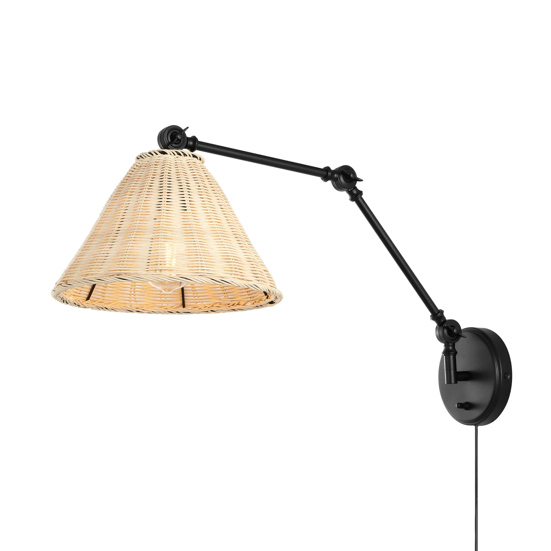 Solado Wall Sconce (Set of 2) in Natural / Black