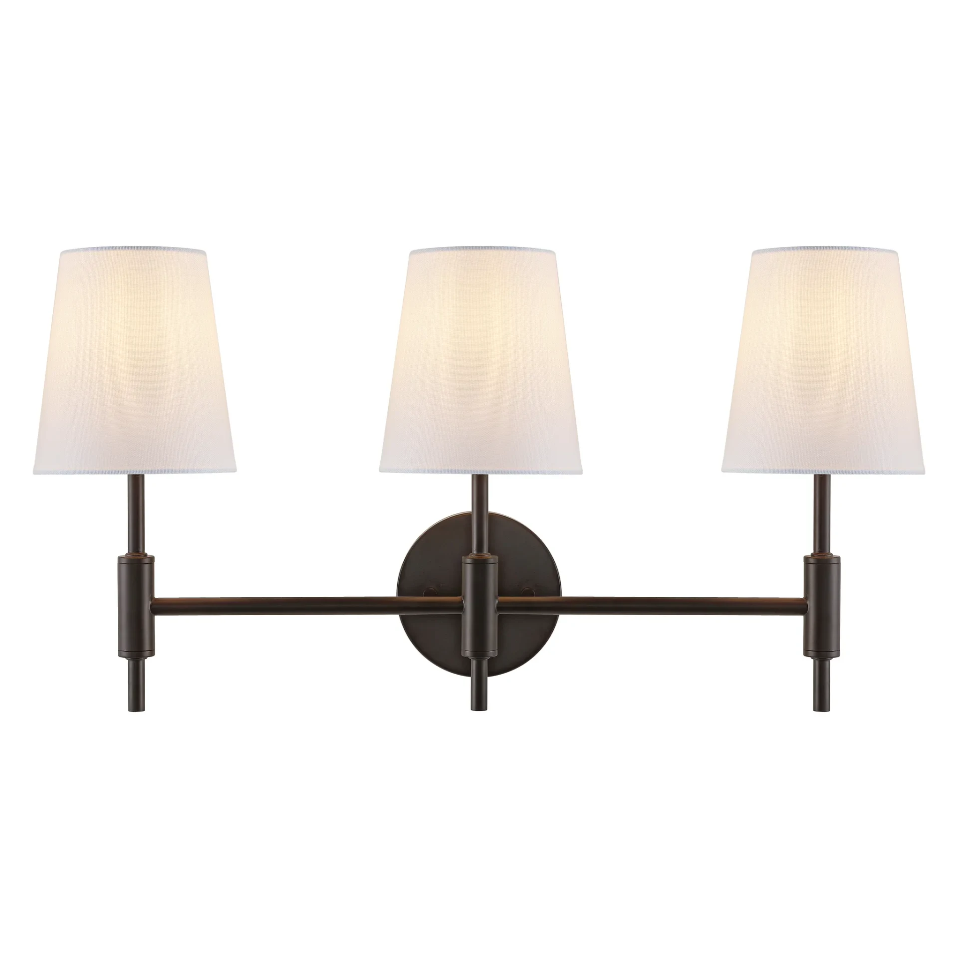 Darya Three-Light Wall Sconce in Black