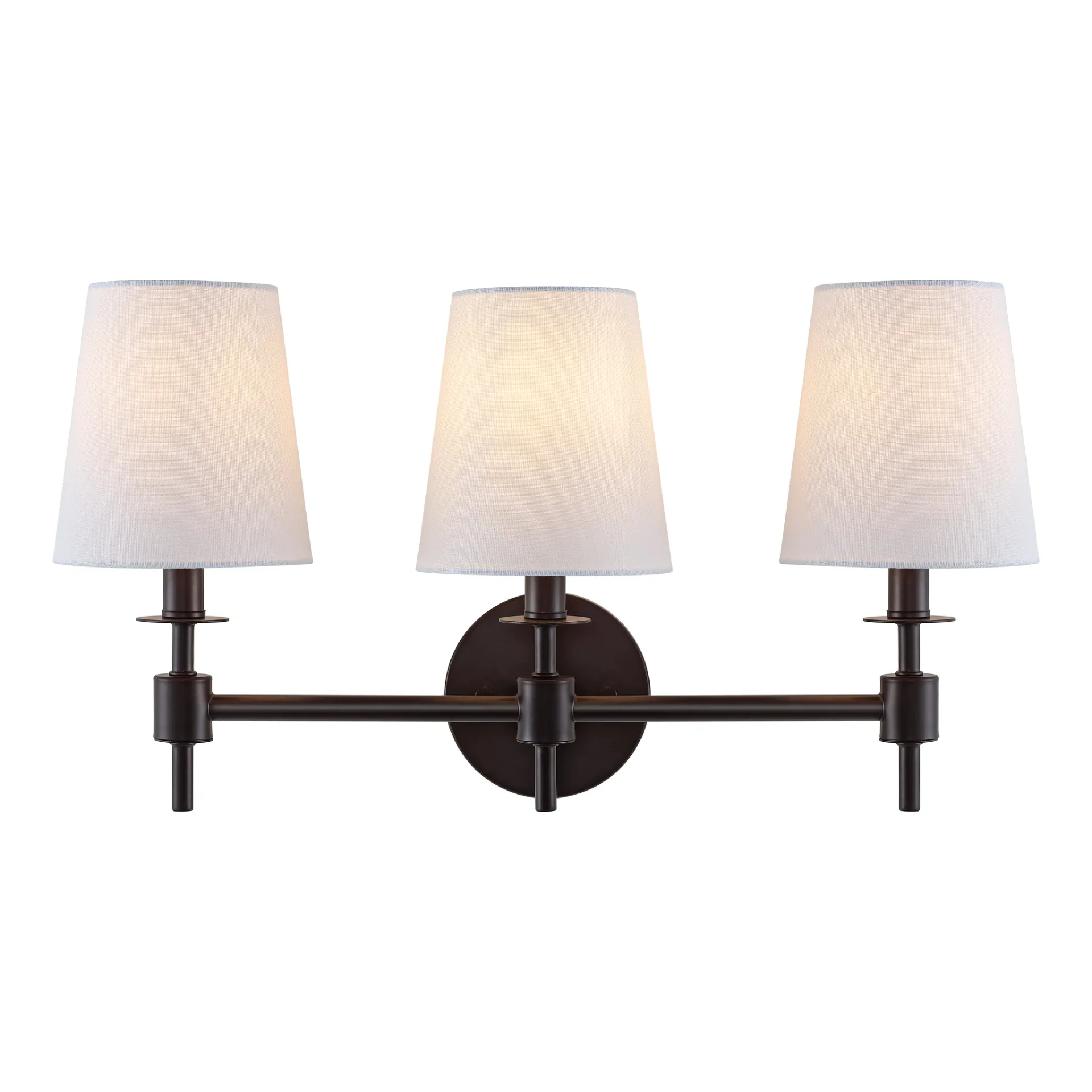Davielle Three-Light Wall Sconce in Black