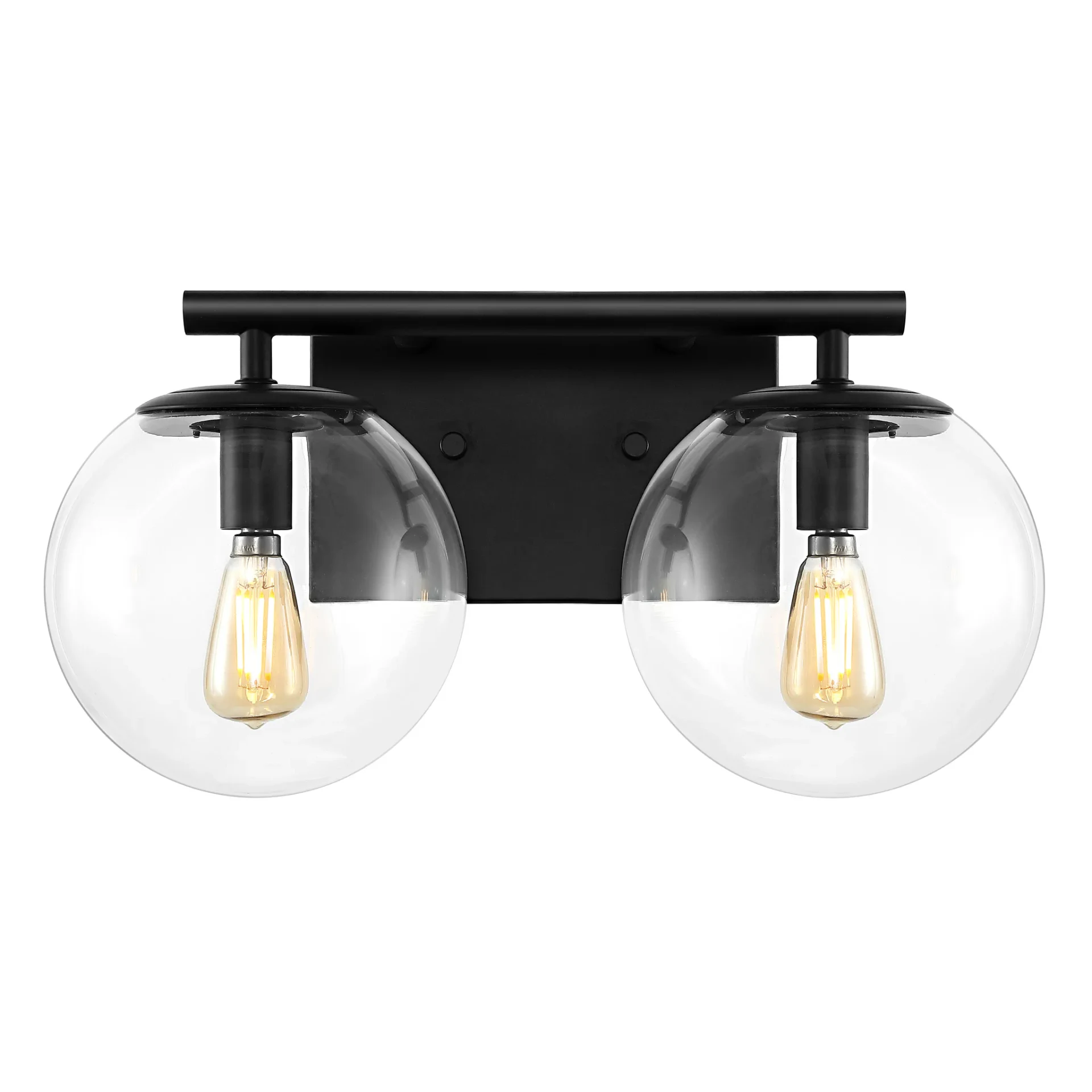 Severa Two-Light Wall Sconce in Black