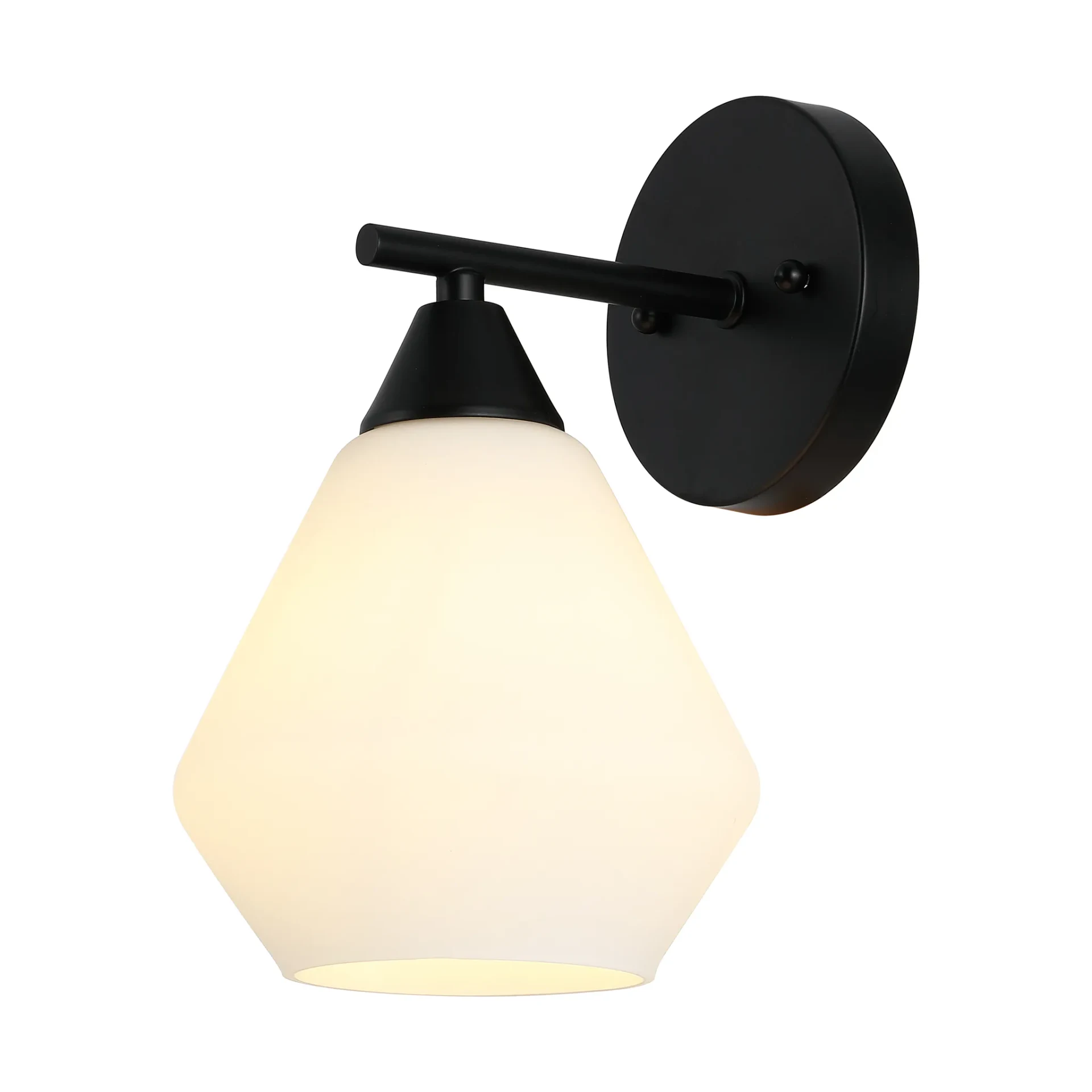 Lyona Wall Sconce (Set Of 2) in Black / White