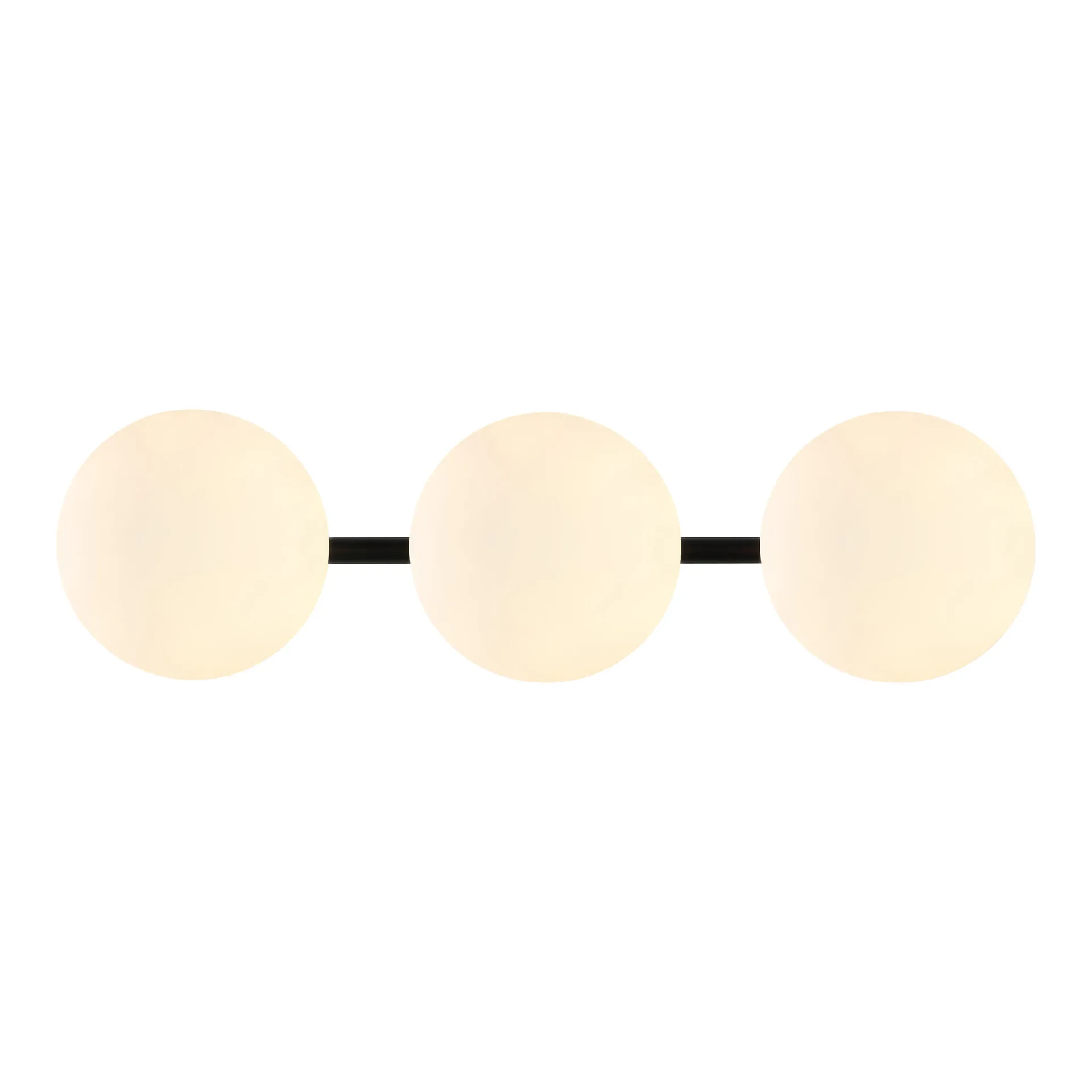 Amaoi Three-Light Wall Sconce in Black