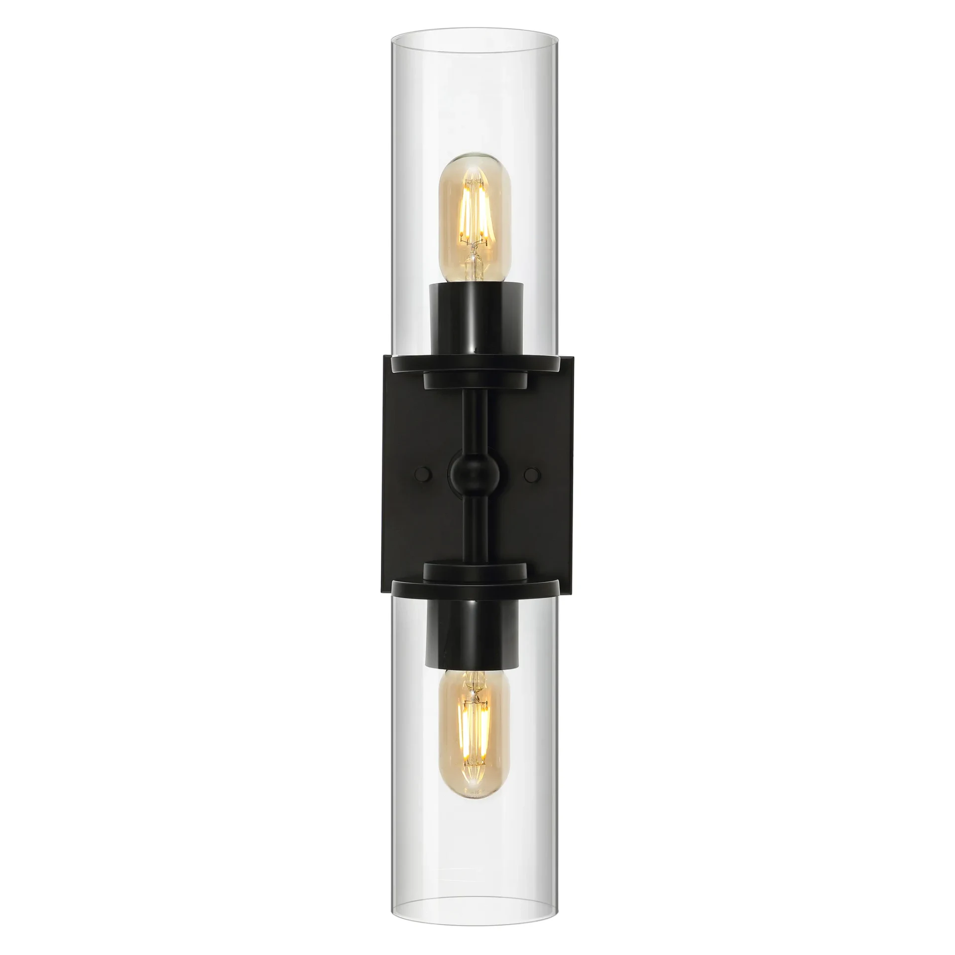 Lolita Two-Light 6" Wall Sconce in Black