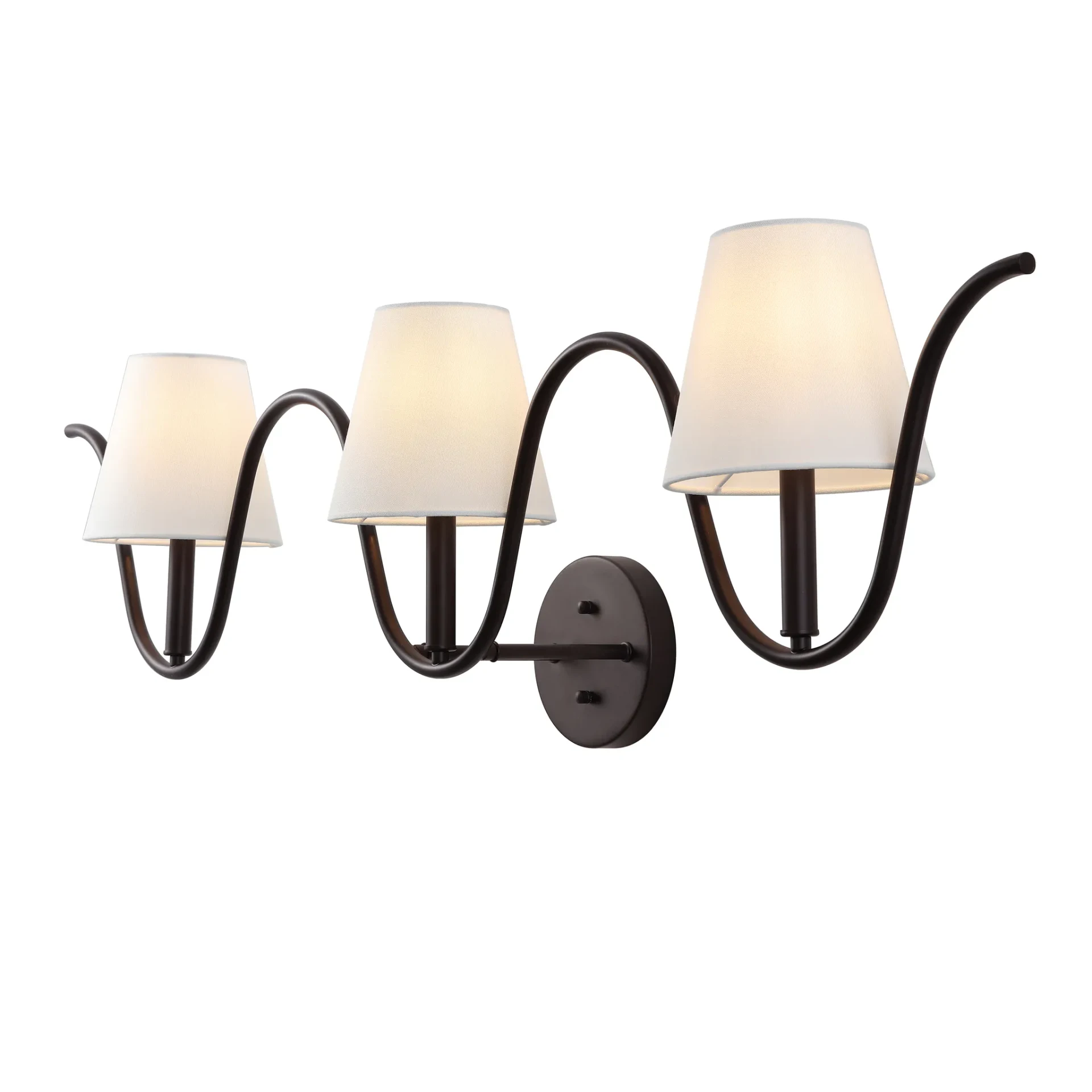 Rylie Three-Light Wall Sconce in Oil Rub Bronze