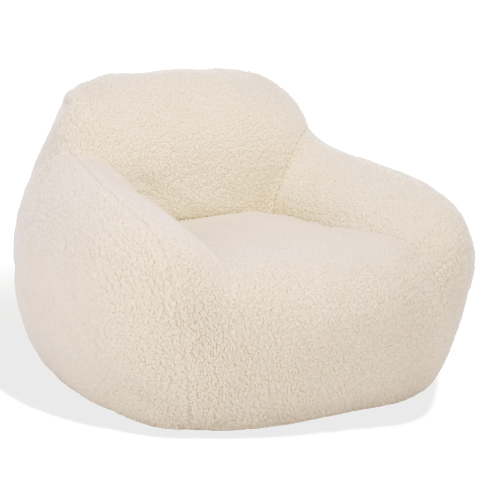 Lorianna Bean Bag Chair in White