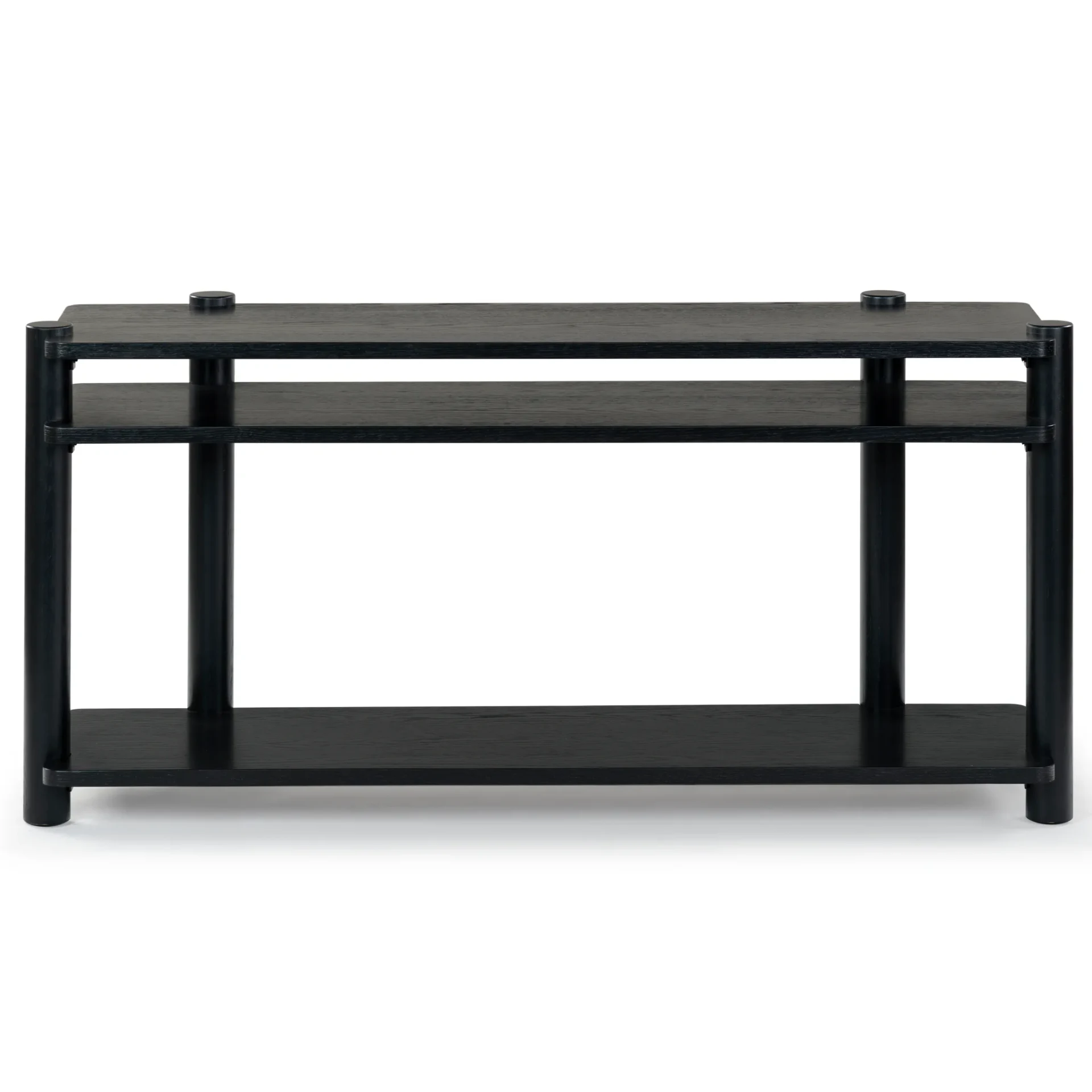 Edisyn Wood Console Table in Black