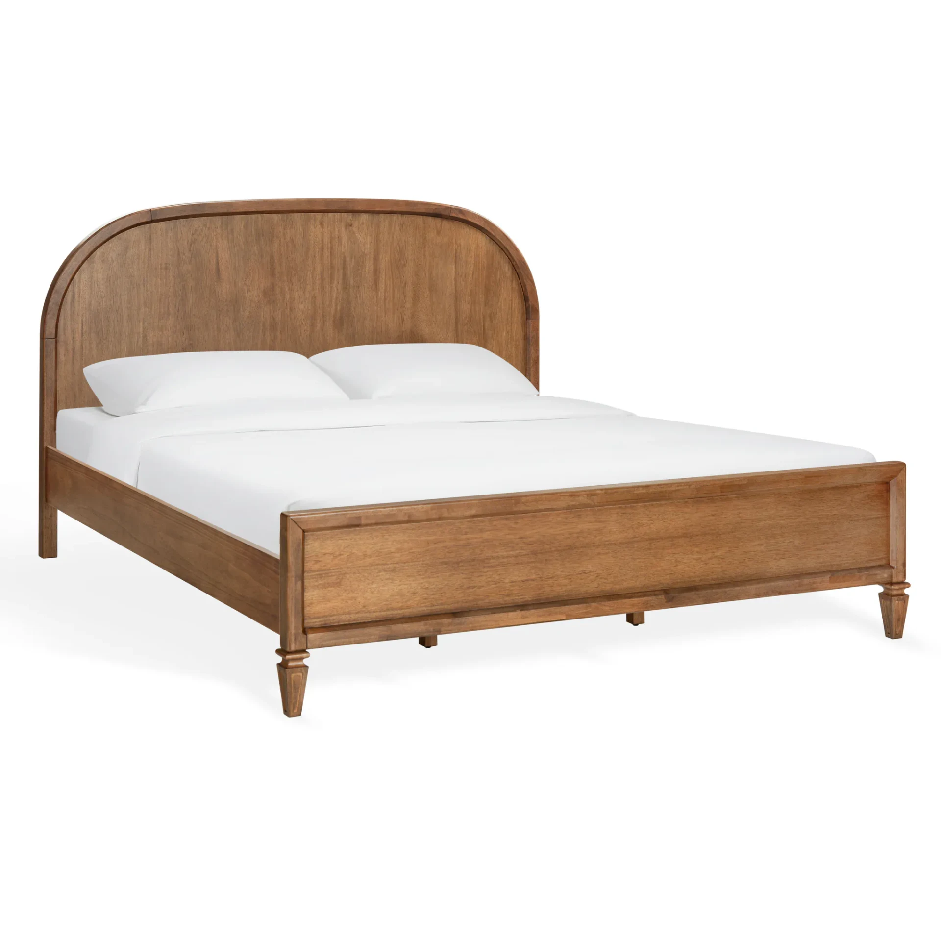 Mandie Wood King Bed in Light Brown
